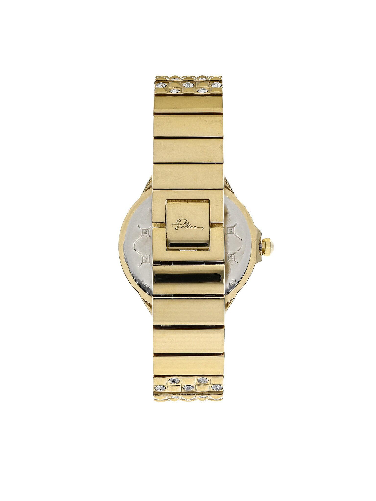 Police Quarzuhr Uhr Agra 16072BSG/22M Gold/Gold