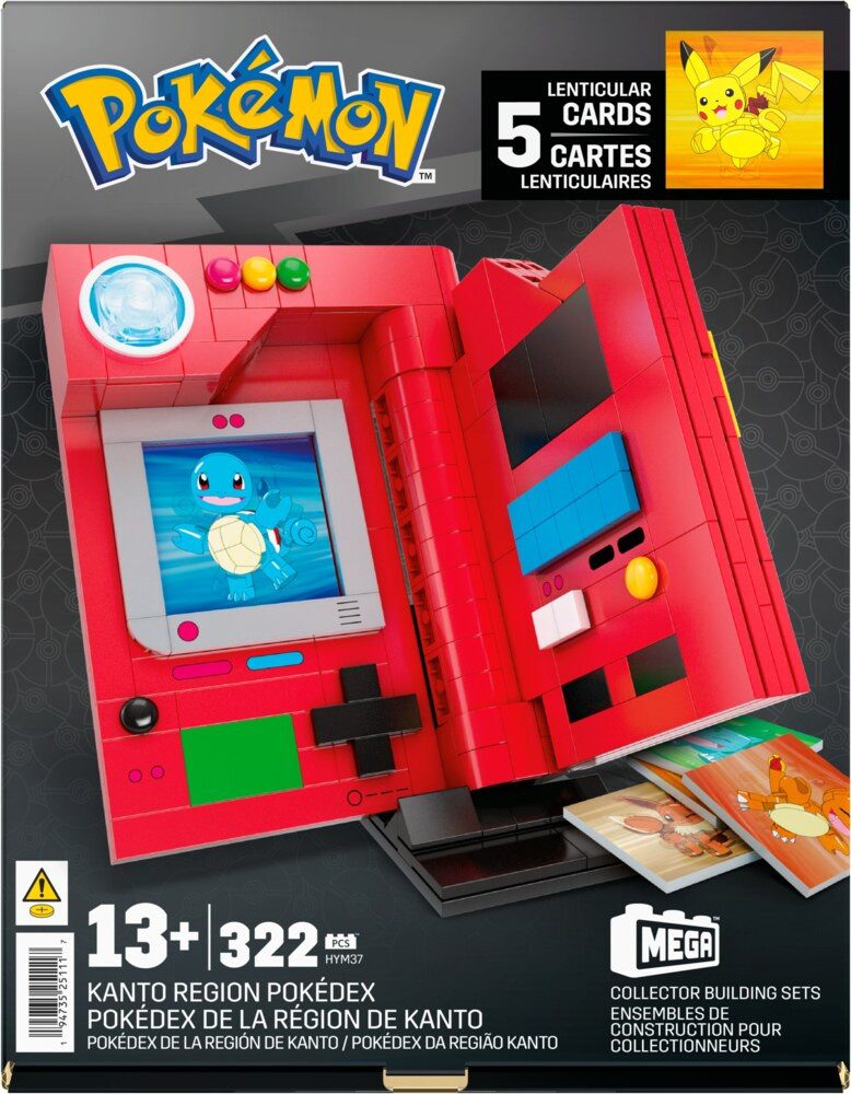 Mattel® Steckspielzeug MEGA Pokémon Kanto Pokédex