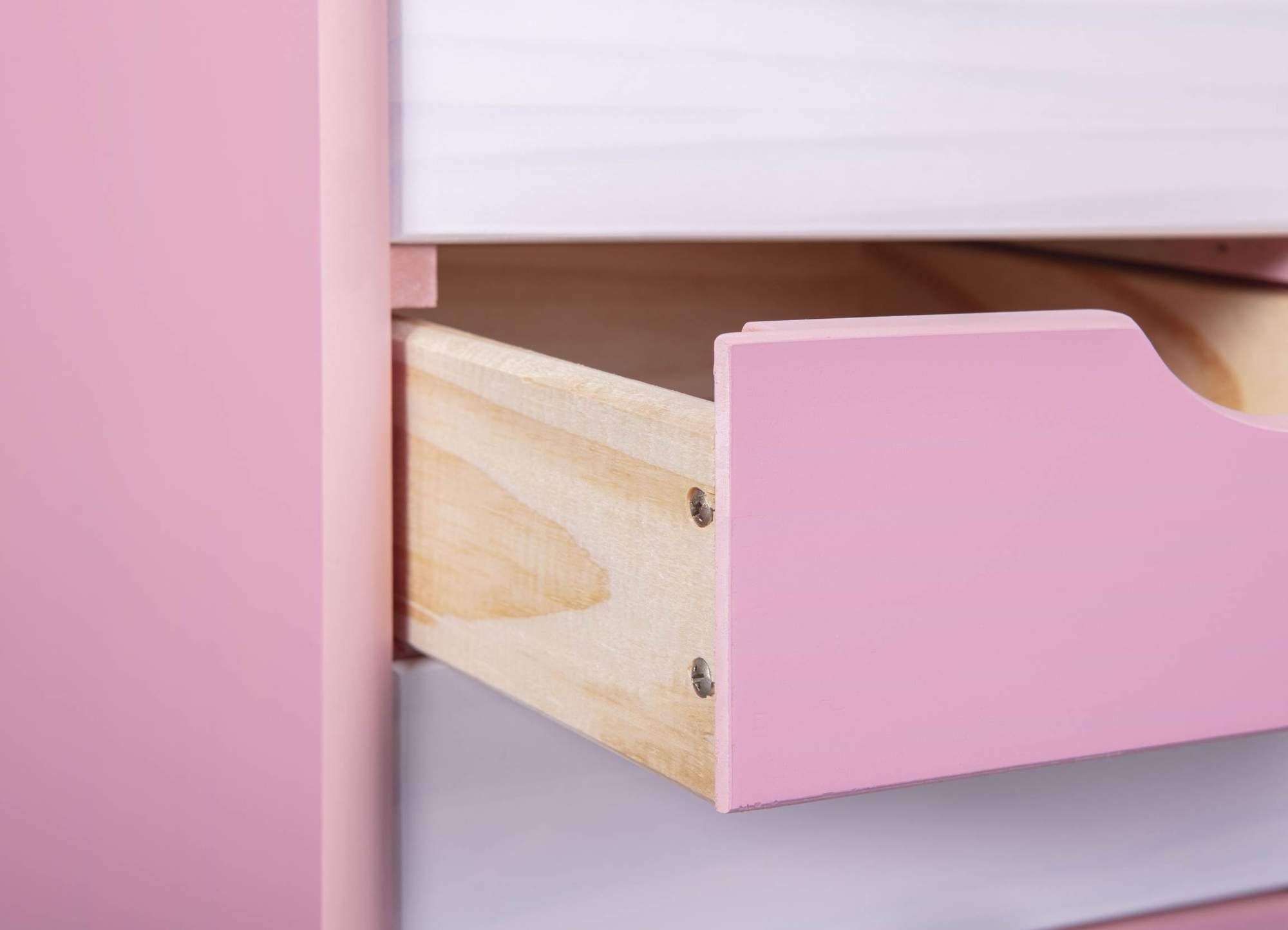 ebuy24 Inter Link Mehrzweckschrank passend zu Pierre Cecilia weiß Rollcontainer Schreibtisch pink