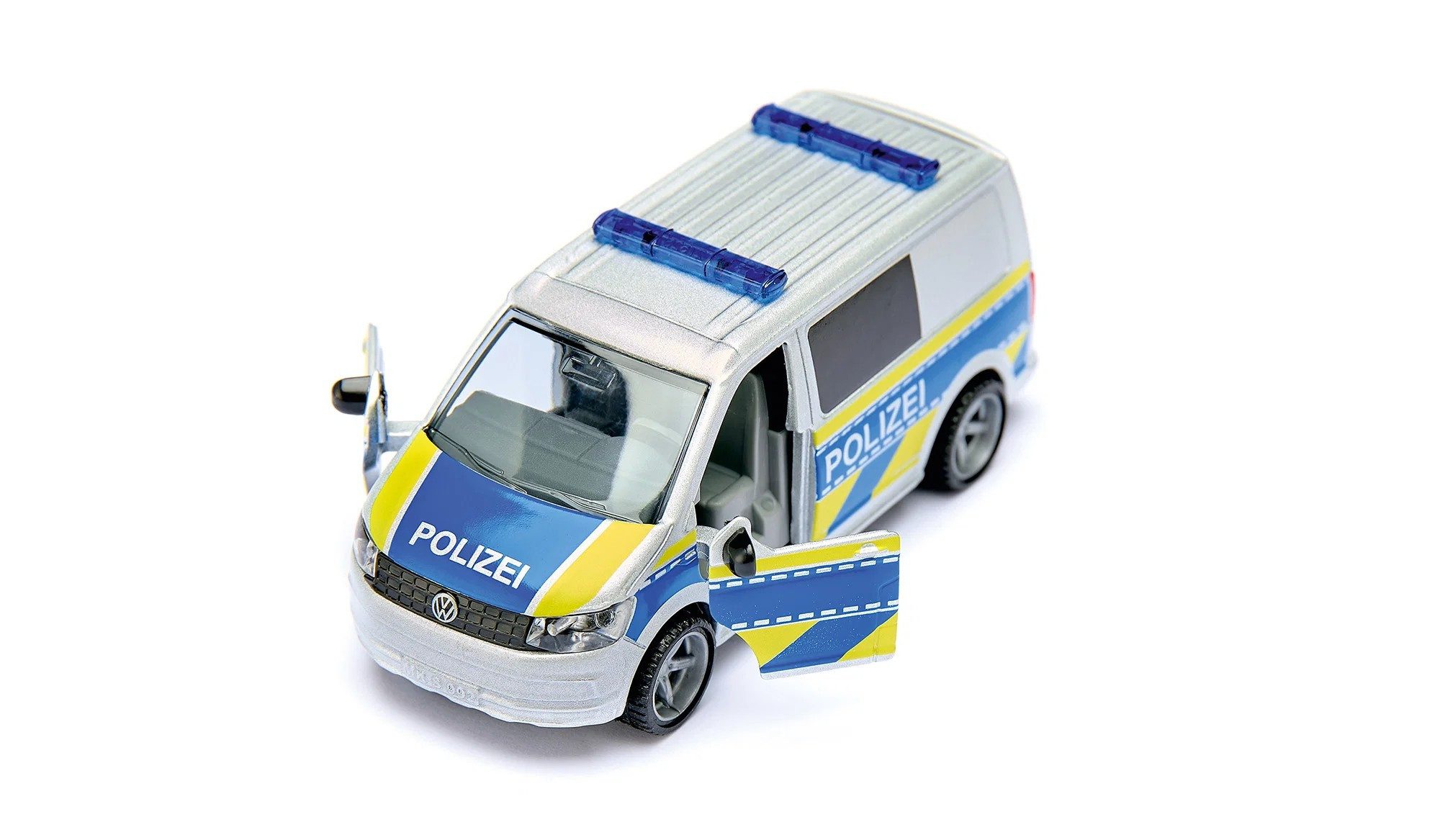 Siku Spielzeug-Auto VW T6 mit BMW Polizeimotorrad