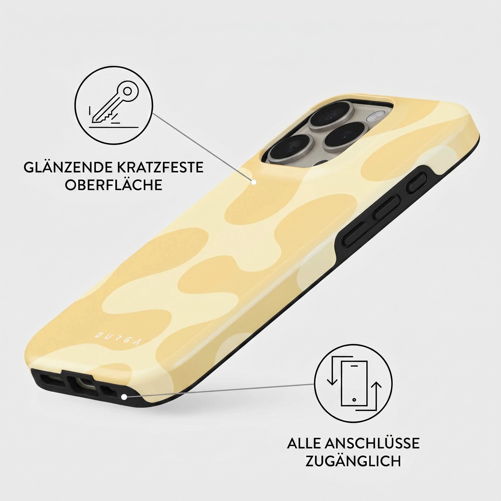BURGA Backcover Burga Tough Back Cover MagSafe Apple iPhone 16 Pro - Glow