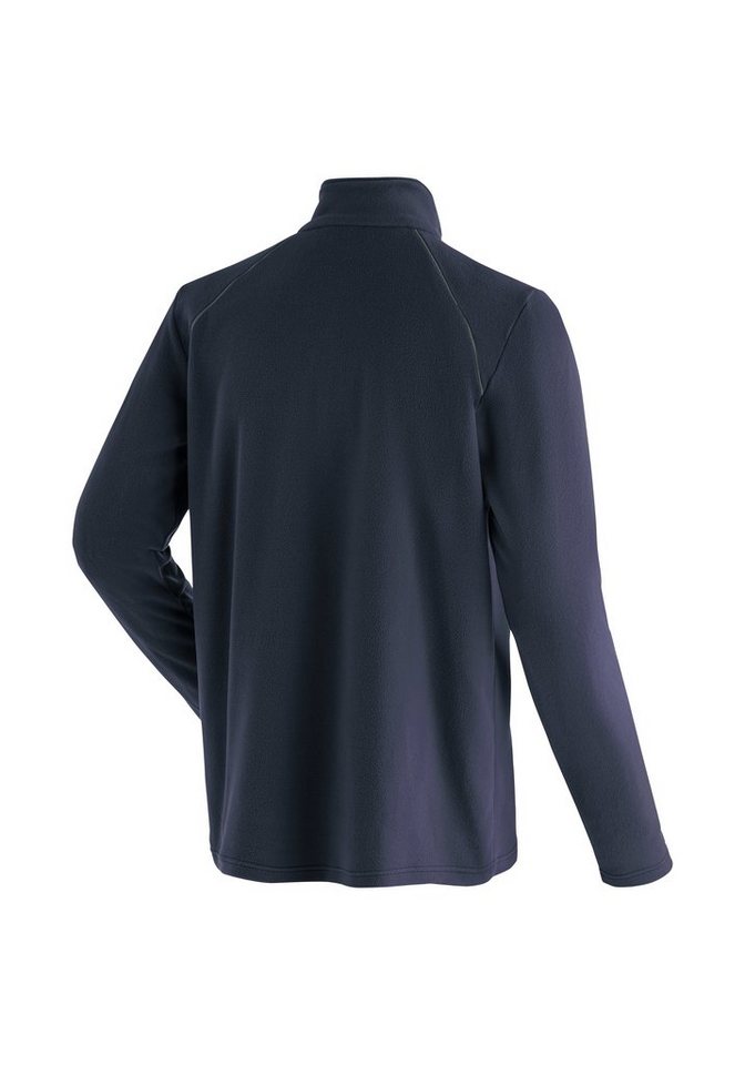 Maier Sports Langarmshirt Dennis Vielseitiger, funktioneller Fleecerolli,  schnelltrocknend, Vielseitig einsetzbarer Midlayer aus weichem Microfleece