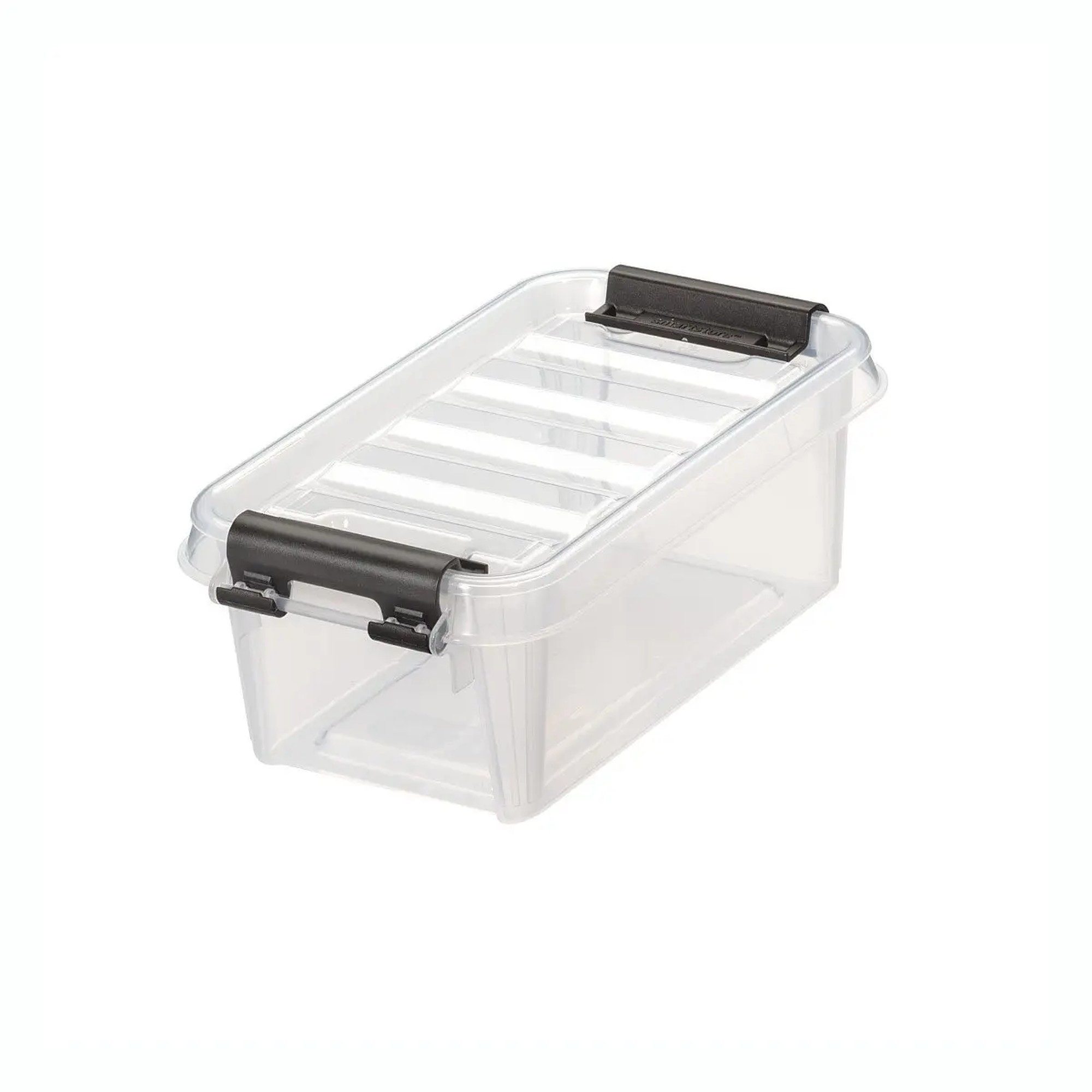 Orthex Aufbewahrungsbox SmartStore Classic Aufbewahrungsbox 0,3L transparent mit Deckel, Stapelbar und nestbar