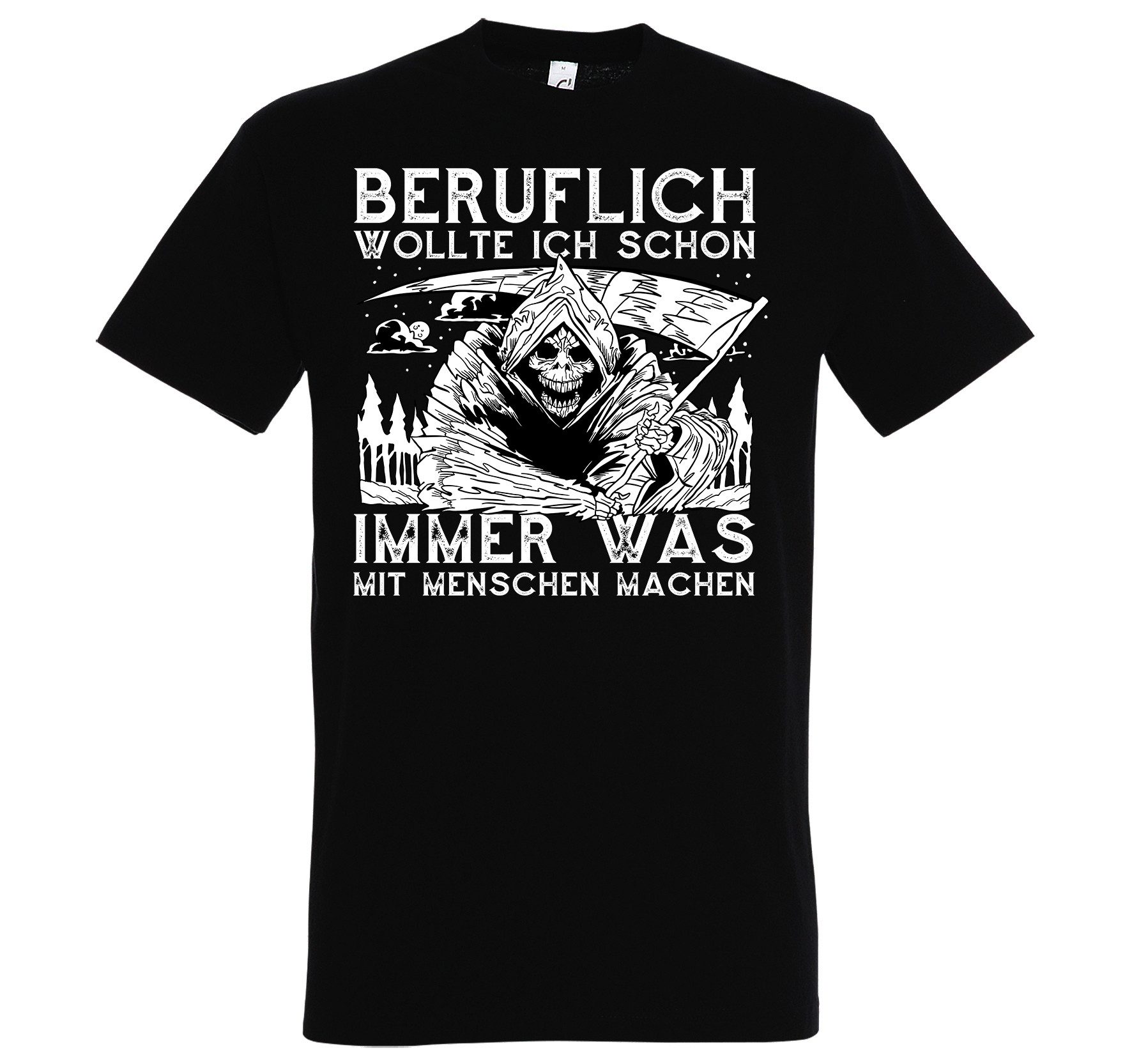 Youth Designz Print-Shirt Beruflich was mit Menschen machen Herren T-Shirt günstig online kaufen