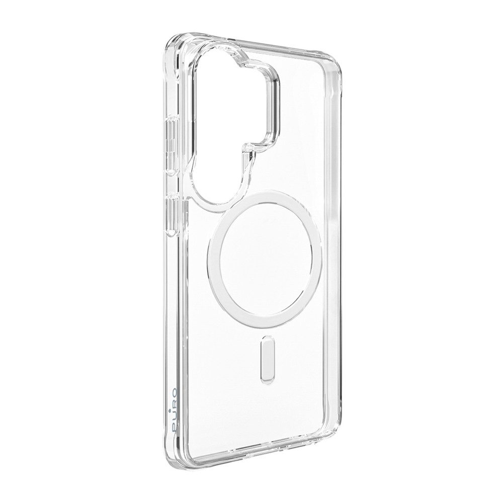 Puro Handyhülle Schutzhülle Magnethülle Smartphonehülle, MagSafe-kompatibel, transparent, sturzfest 3 m