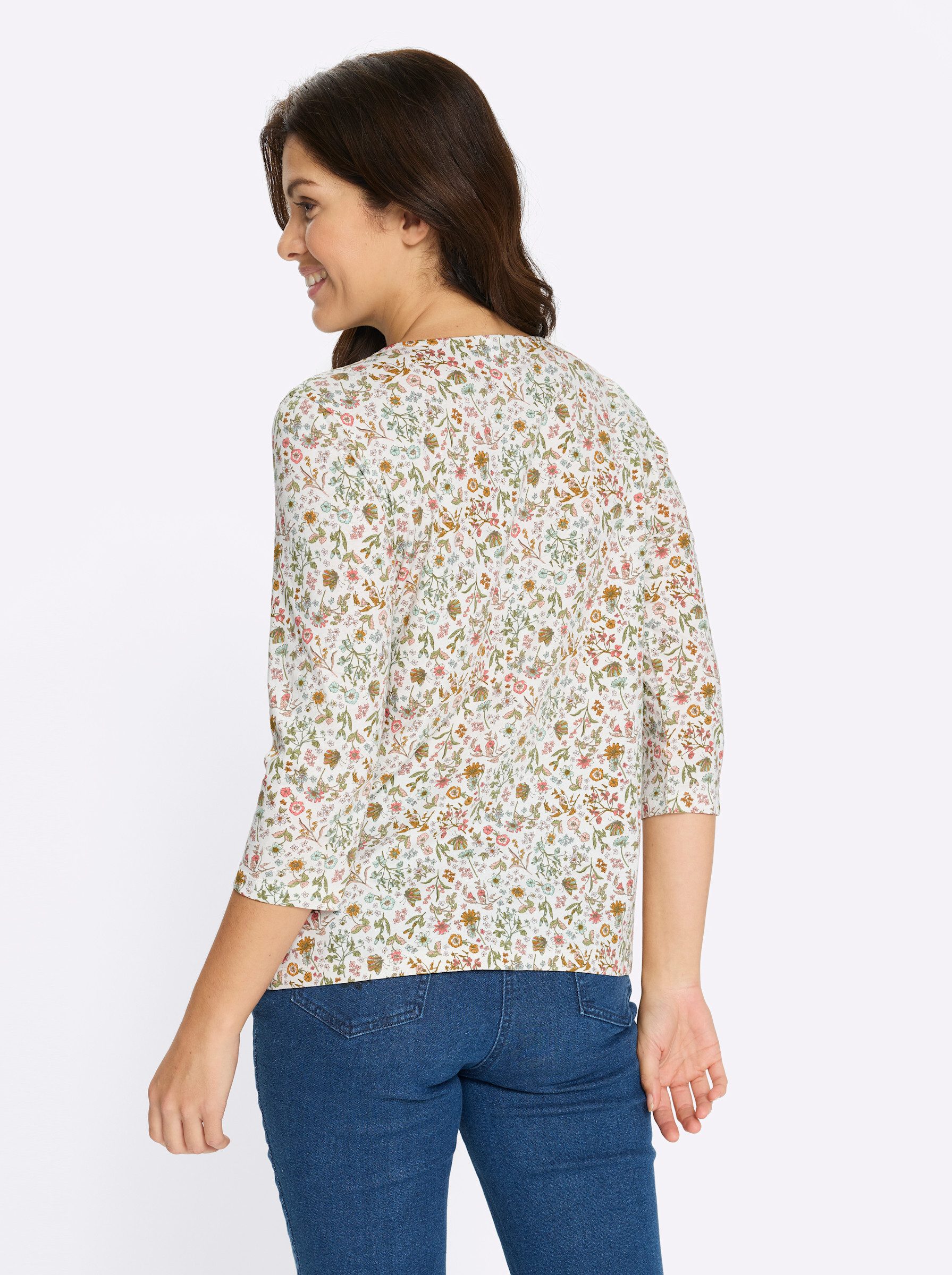 Sieh an! T-Shirt 3/4-Arm-Shirt 3/4-Arm günstig online kaufen