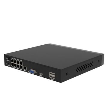 Foscam FNA108HE 8-Kanal 4K 8 MP PoE Netzwerk-Videorecorder (PoE (Power over Ethernet), ONVIF, HDMI & VGA Ausgang)