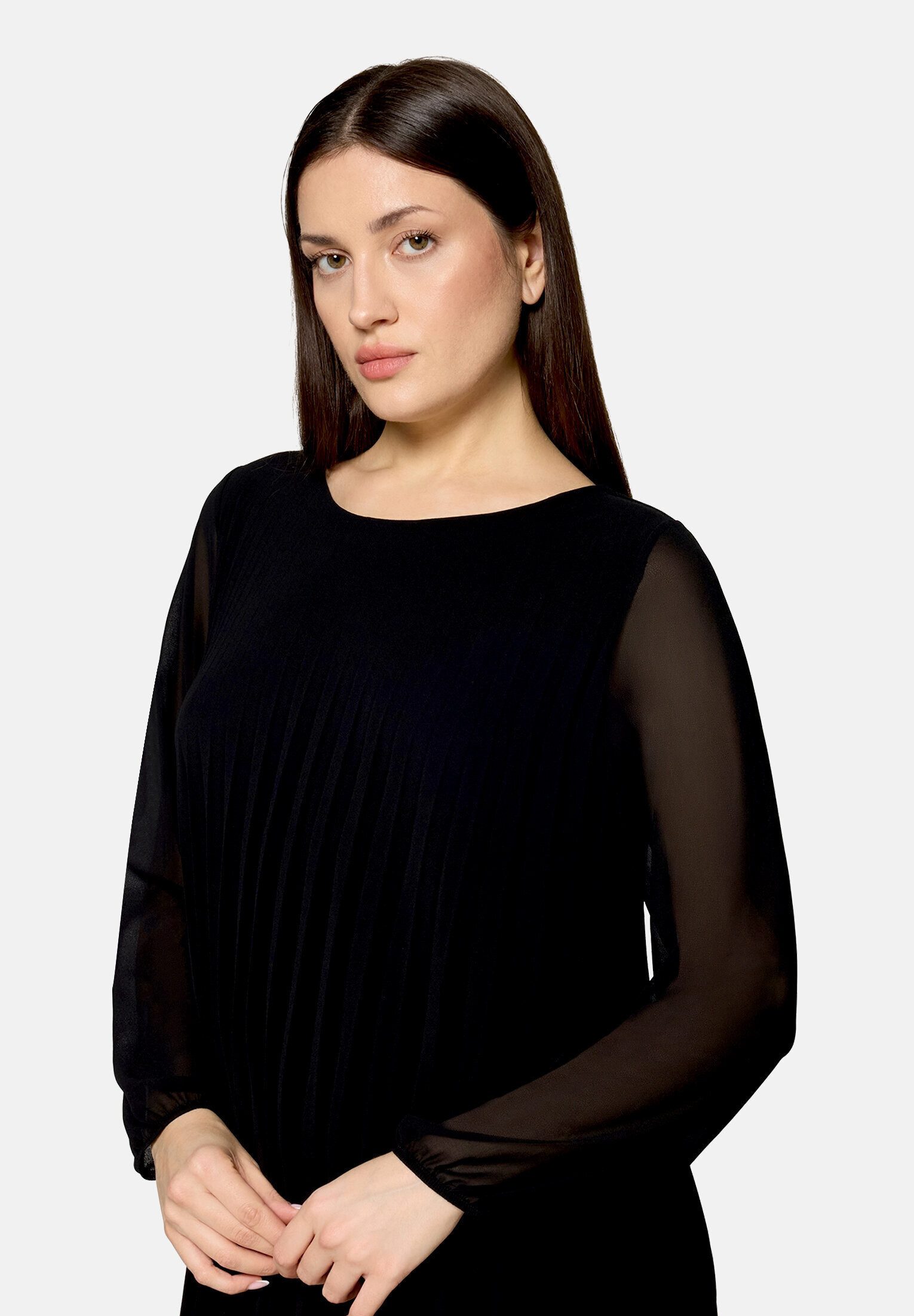 Betty&Co Chiffonkleid Damen mit Plissee
