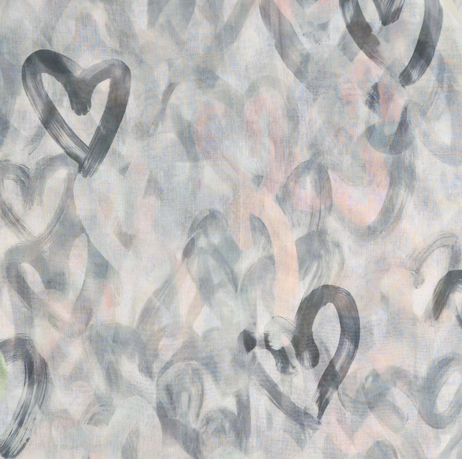 styleBREAKER Loop Loop mit Brushstroke Herz günstig online kaufen