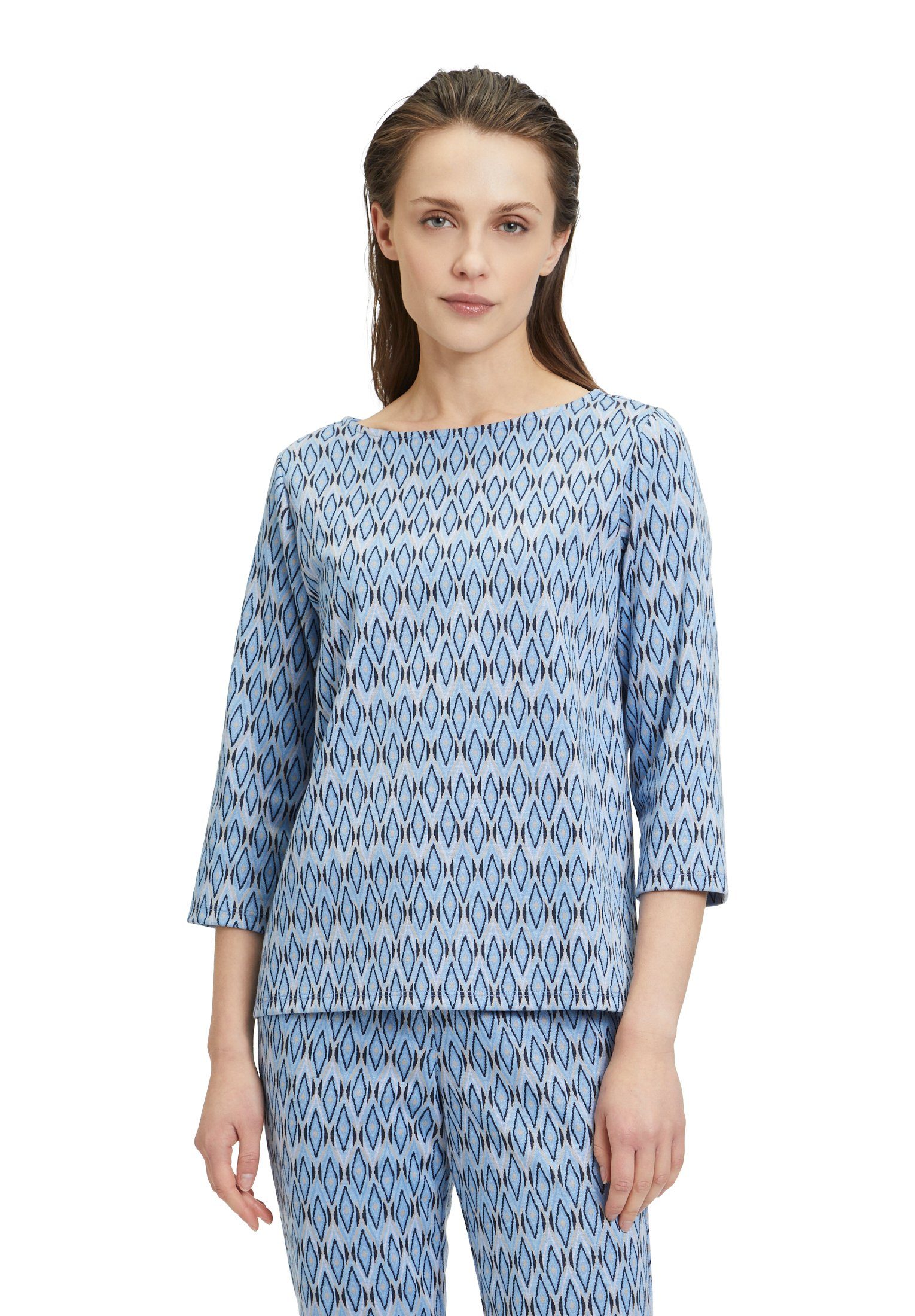 Betty Barclay Sweatshirt mit Jacquard (1-tlg) Material