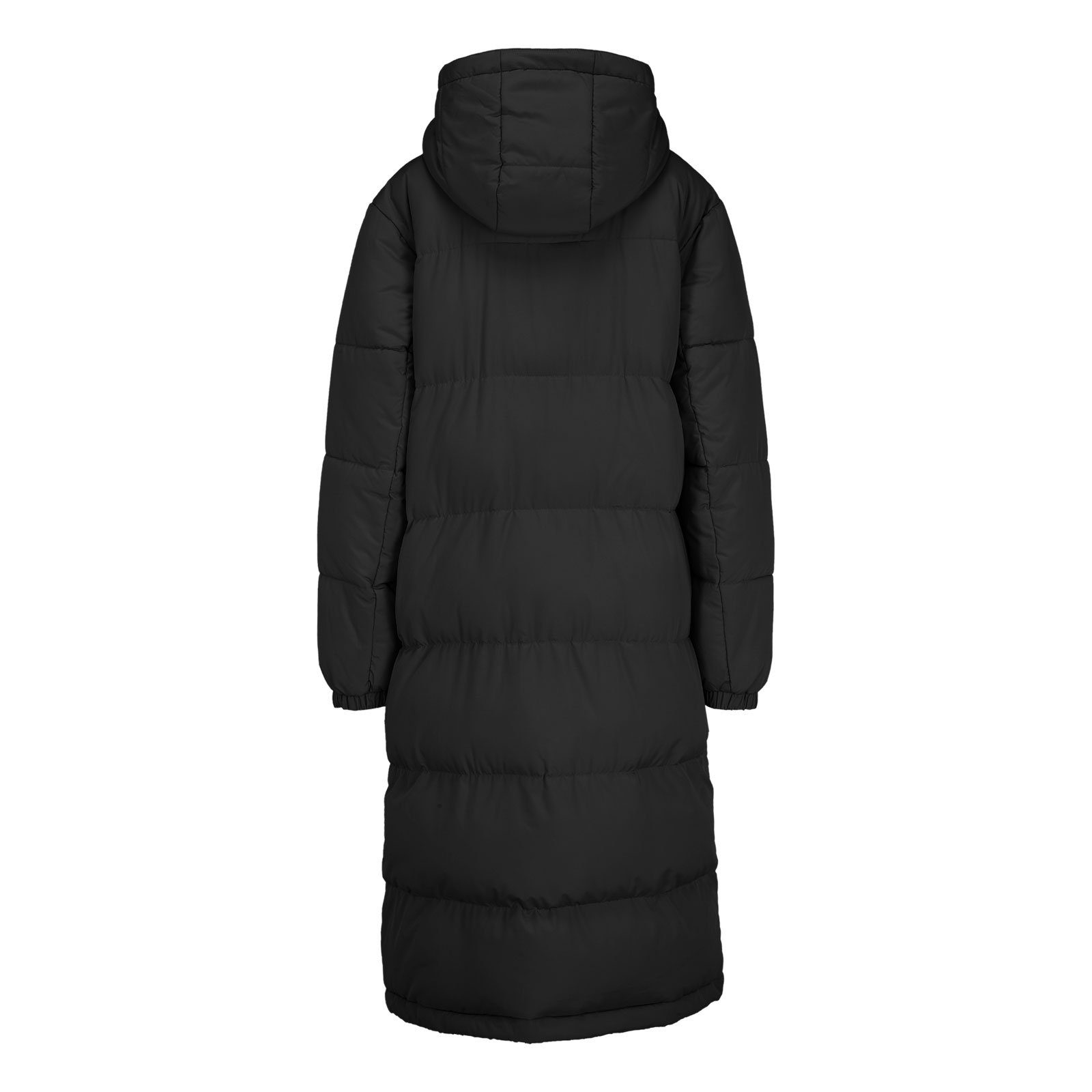 80010 Markenlogo mit Puffer Winterjacke Fila black Jacket Braunfels Long