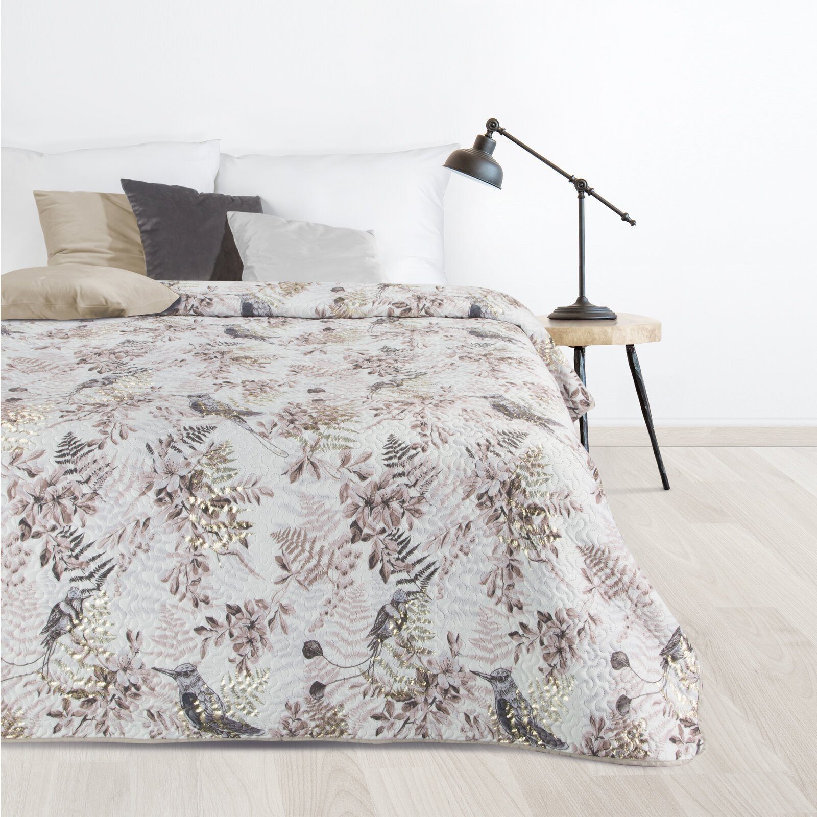 Design91 Tagesdecke Tropical, Palmen Muster Grüne günstig online kaufen