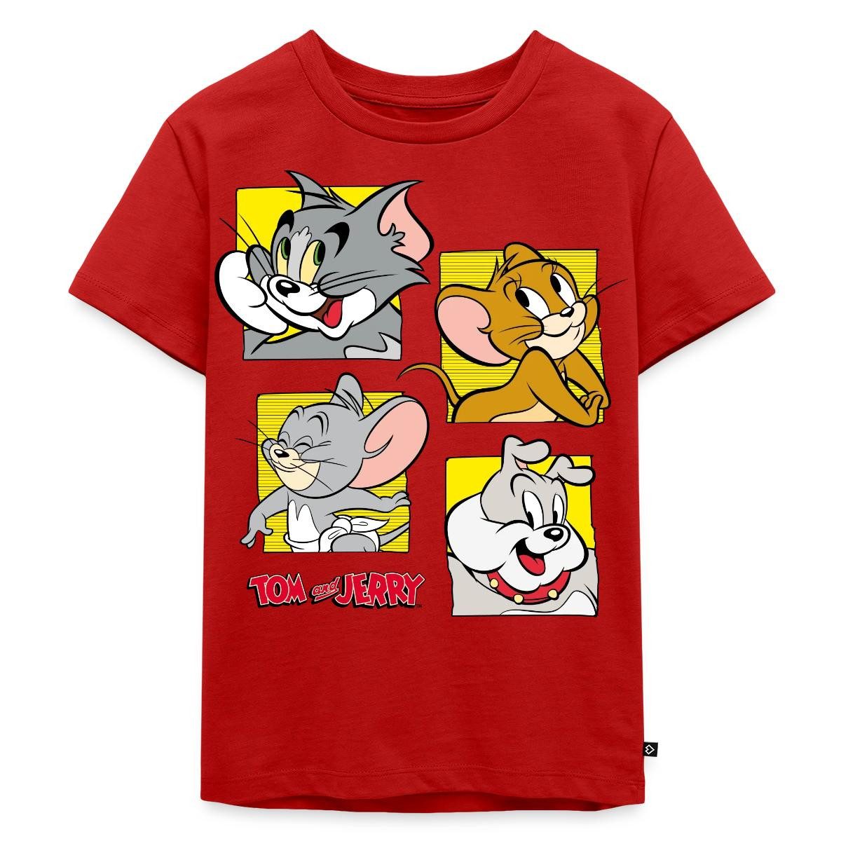 T-Shirt Tom Und Jerry Vier Freunde Kinder Premium T-Shirt