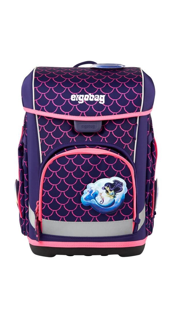 ergobag Schulranzen cubo light Set (6-tlg., 5-teiliges Set), wiegt nur 780g