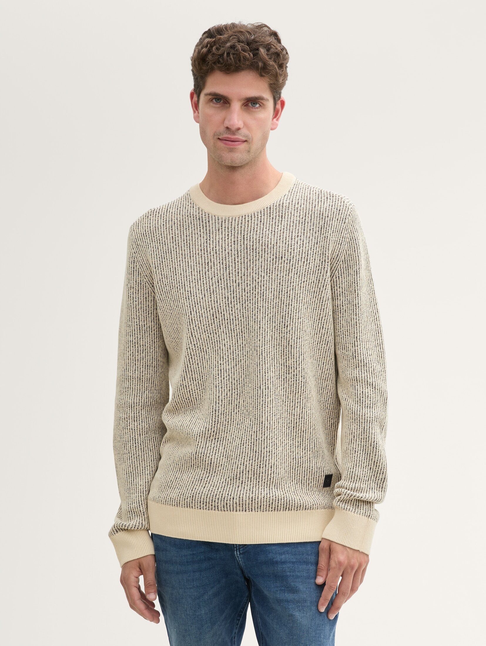 Strickpullover Strickpullover mit Struktur