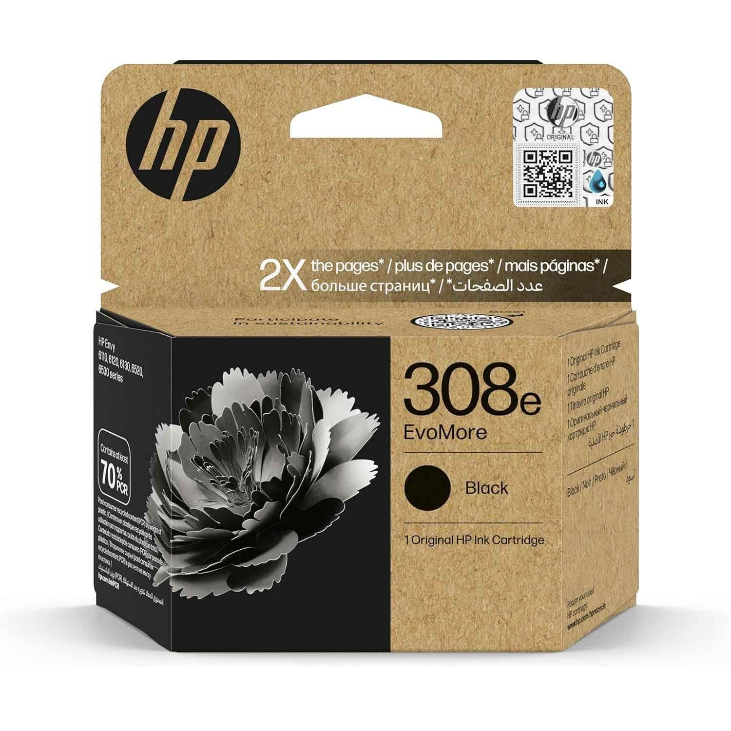 HP 308E Tintenpatrone schwarz XL Tintenpatrone