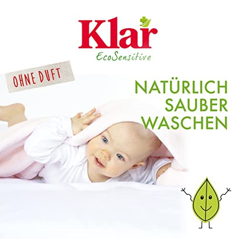 Klar Klar eco Sensitive Vollwaschmittel Pulver, 1 er 2475 g