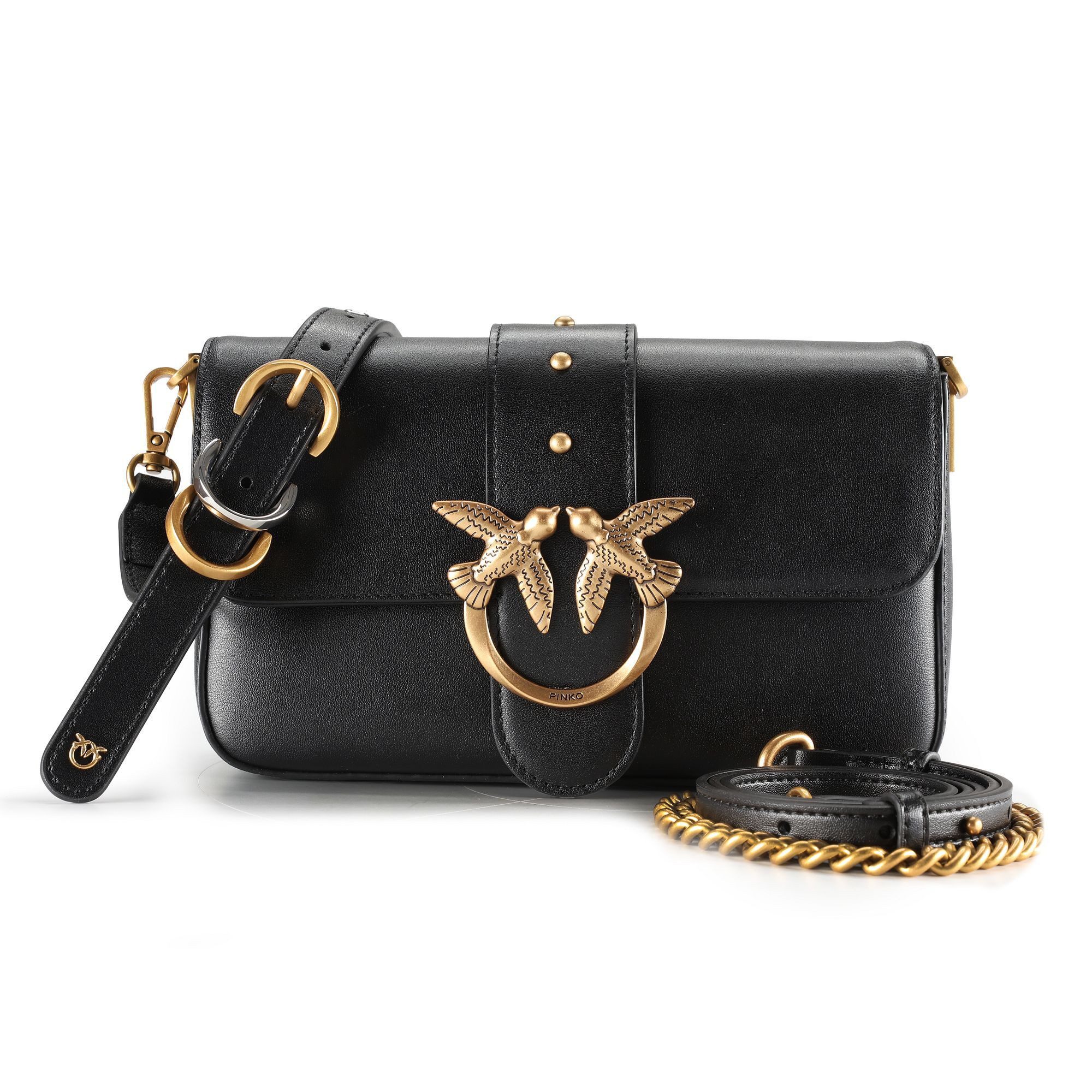 PINKO Umhängetasche Love One, Leder