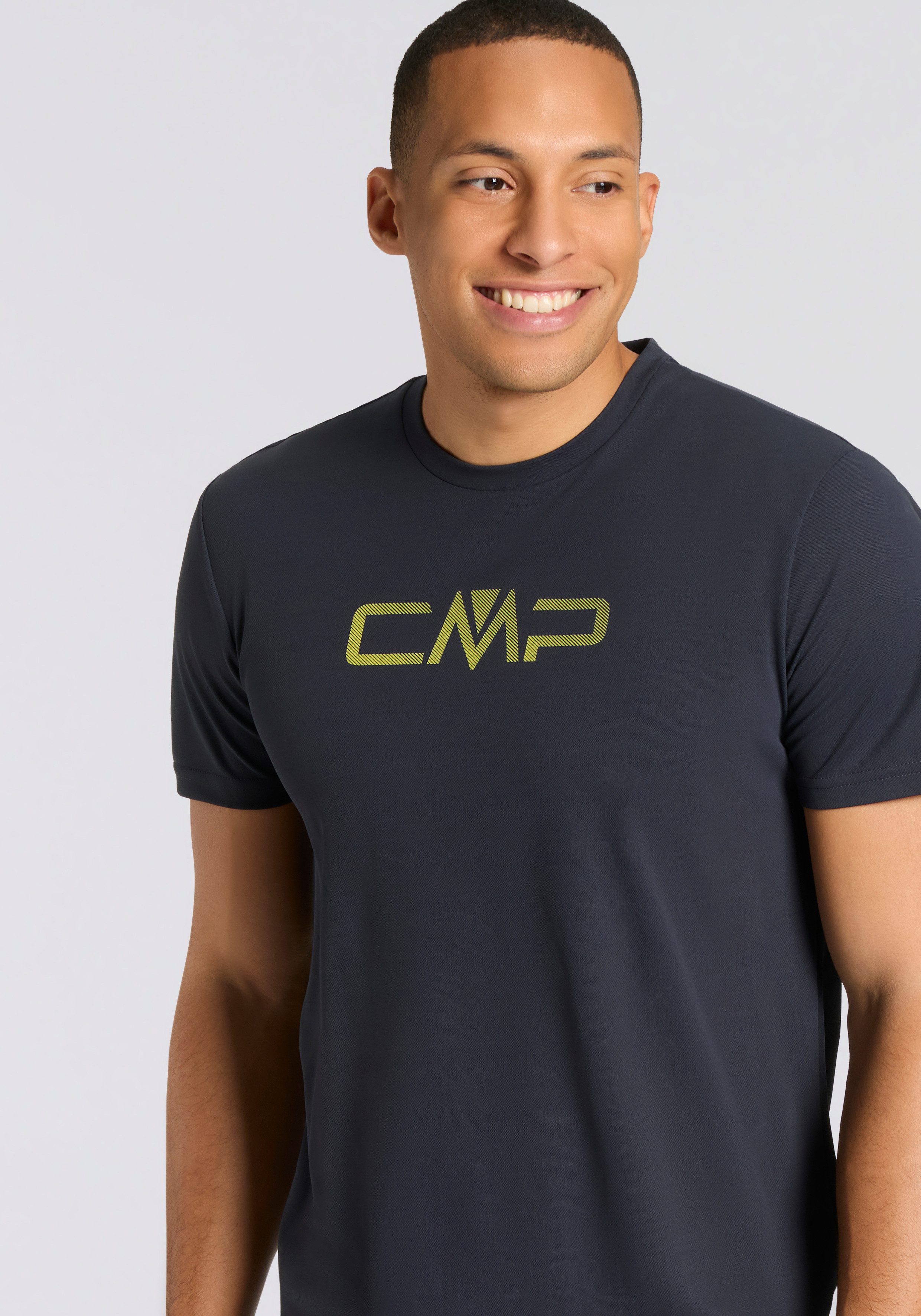 CMP Funktionsshirt MAN CO T-SHIRT atmungsaktiv, mit Rundhalsausschnitt, schnell trocknend
