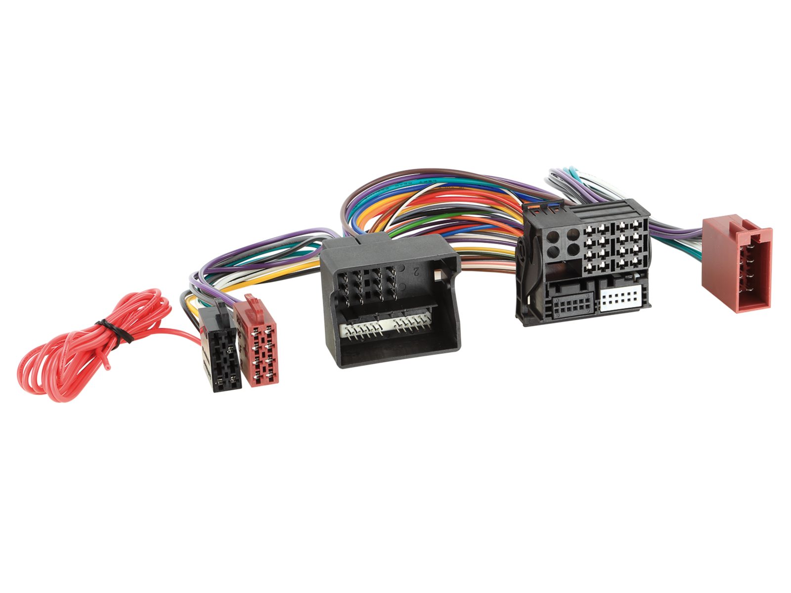 T-Kabelsatz Audi / Seat / Skoda / VW (Quadlock) voll belegt Autoradio