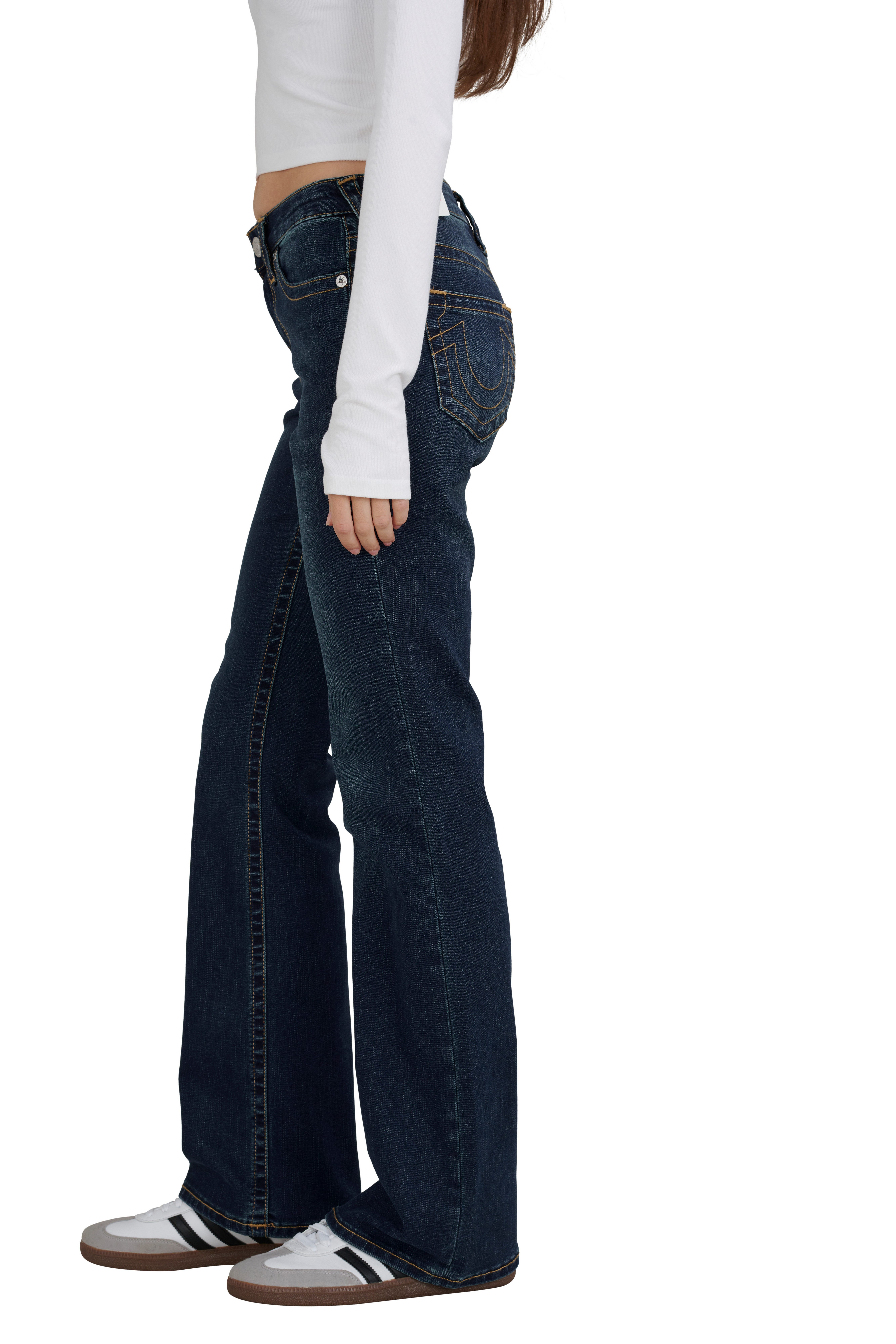 True Religion Bootcut-Jeans BECCA MR BOOTCUT Baumwolle, bootcut fit
