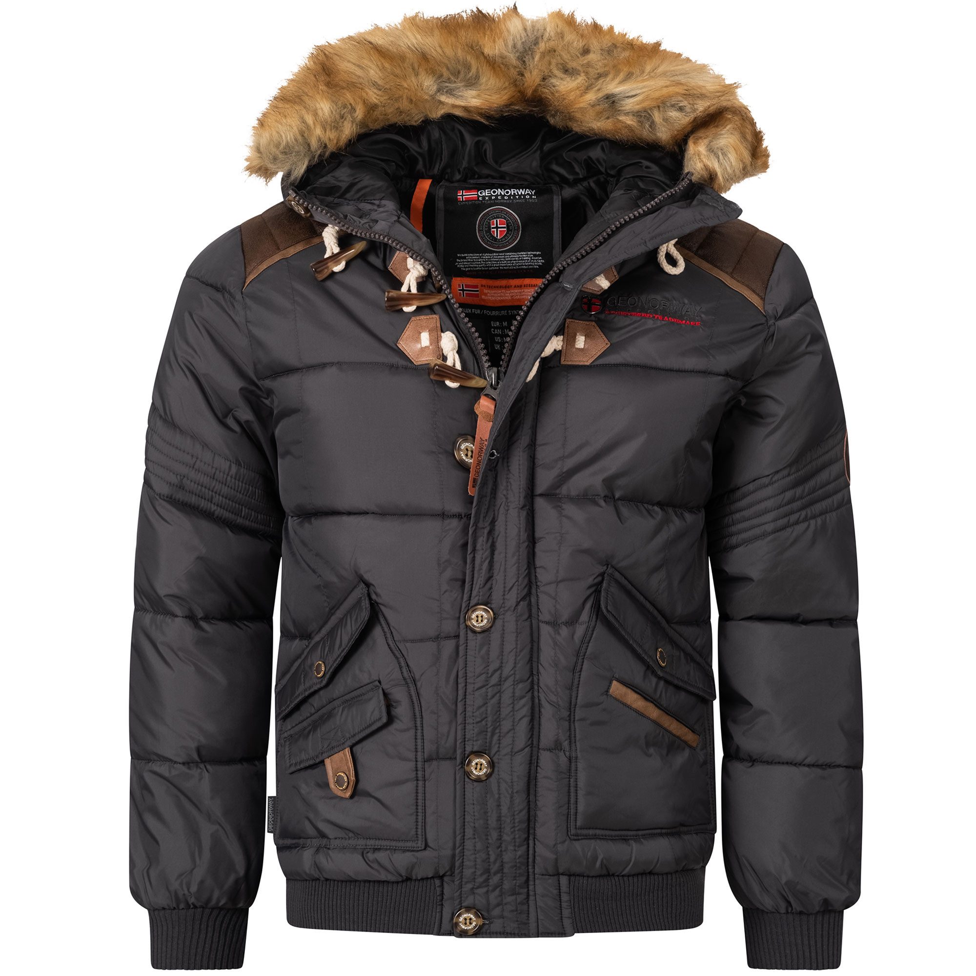Winterjacke warme Designer Herren Winter Stepp Jacke Outdoorjacke Belph
