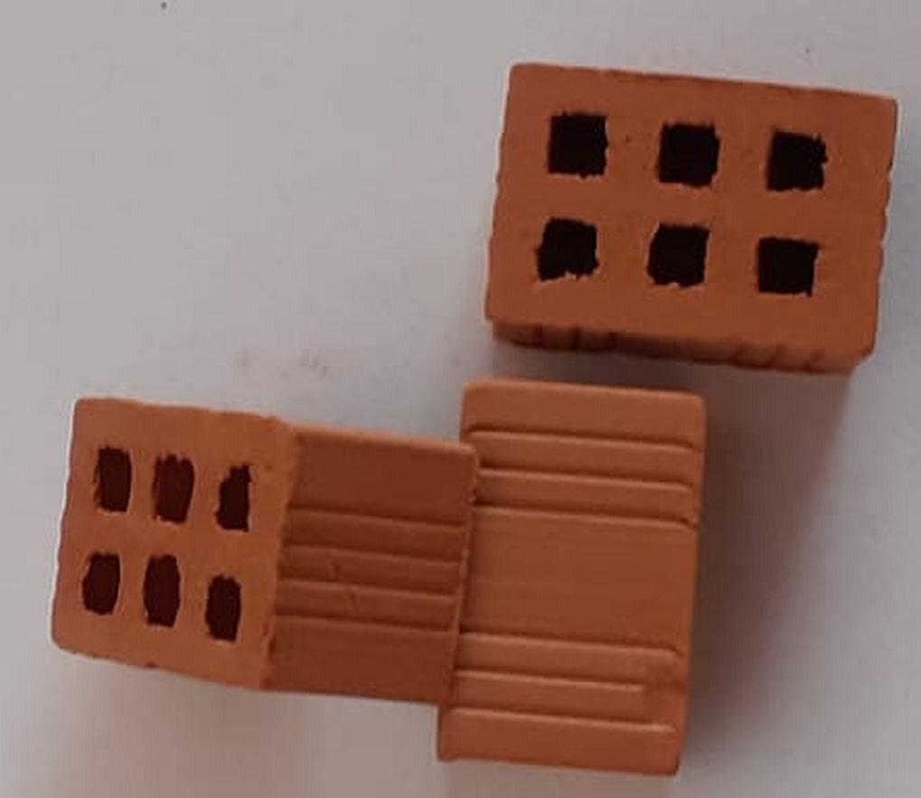 Domus Kits Modellbausatz 1/2 Double/Brick smal 100 Stk. EOL, Made in Europe