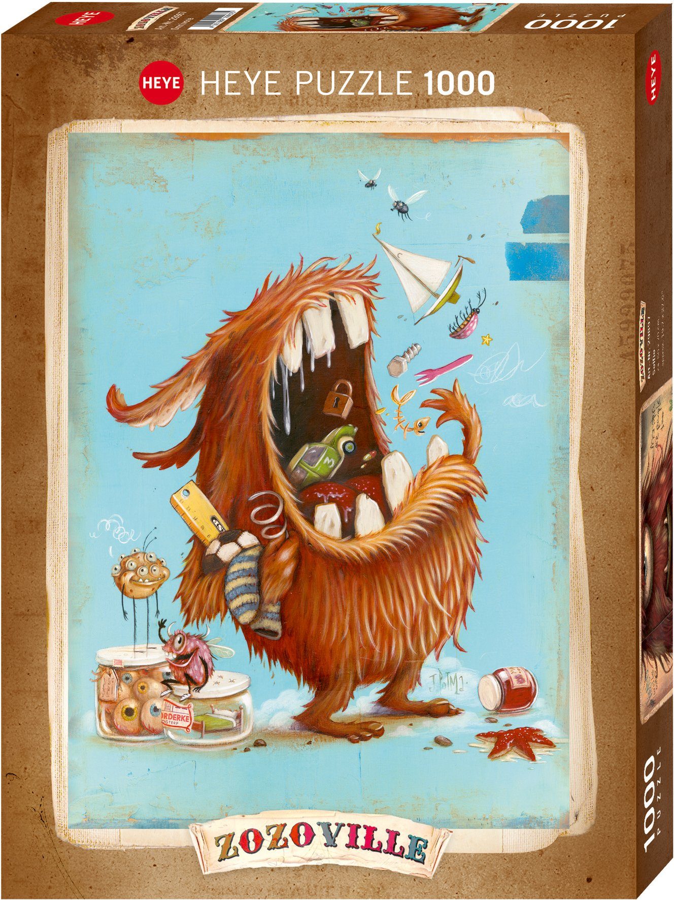 HEYE Puzzle Omnivore/ Zozoville, 1000 Puzzleteile, günstig online kaufen