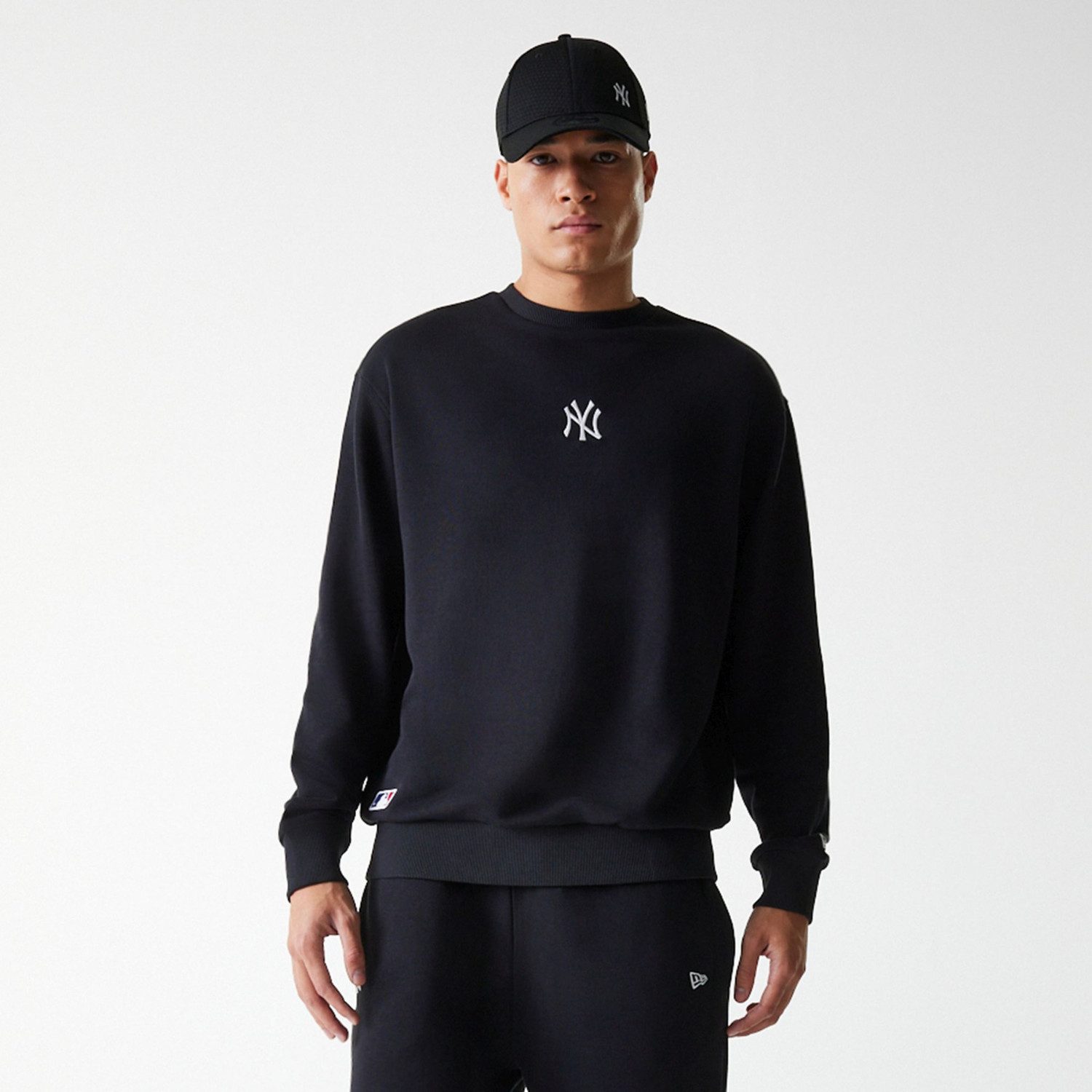 Sweater New York Yankees Sweatshirt New Era - schwarz