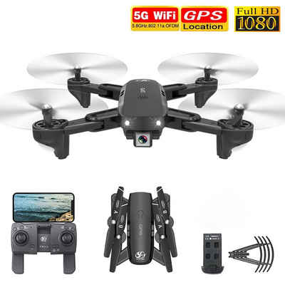 VIK Drohne (Mini-Drohne mit 1080P FPV-Kamera, GPS, APP-Steuerung)