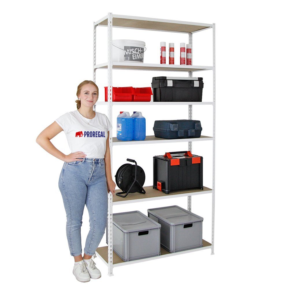 PROREGAL® Schwerlastregal GIANT MULI 250x80x30cm 6 günstig online kaufen