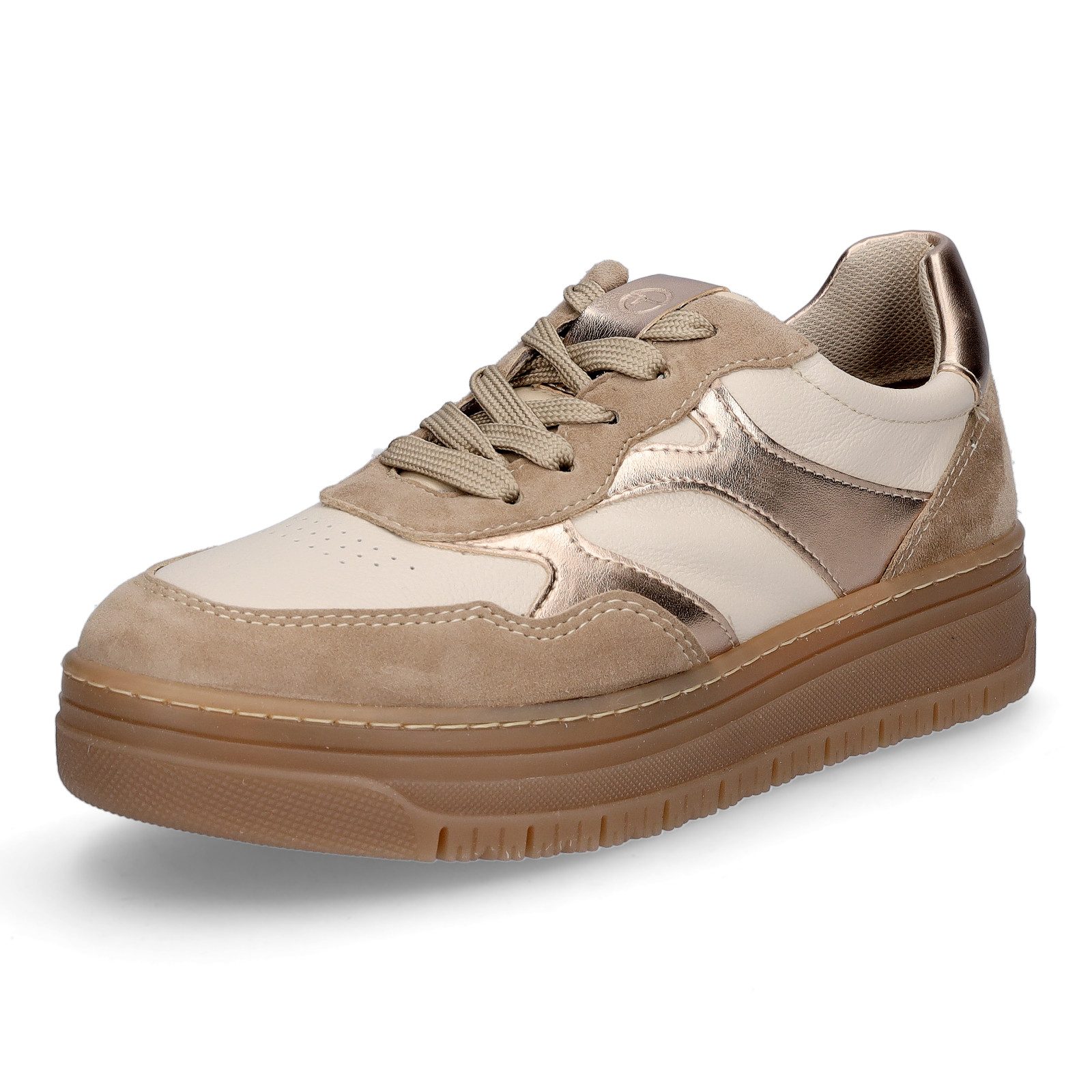 Tamaris Tamaris Damen Sneaker beige metallic Sneaker