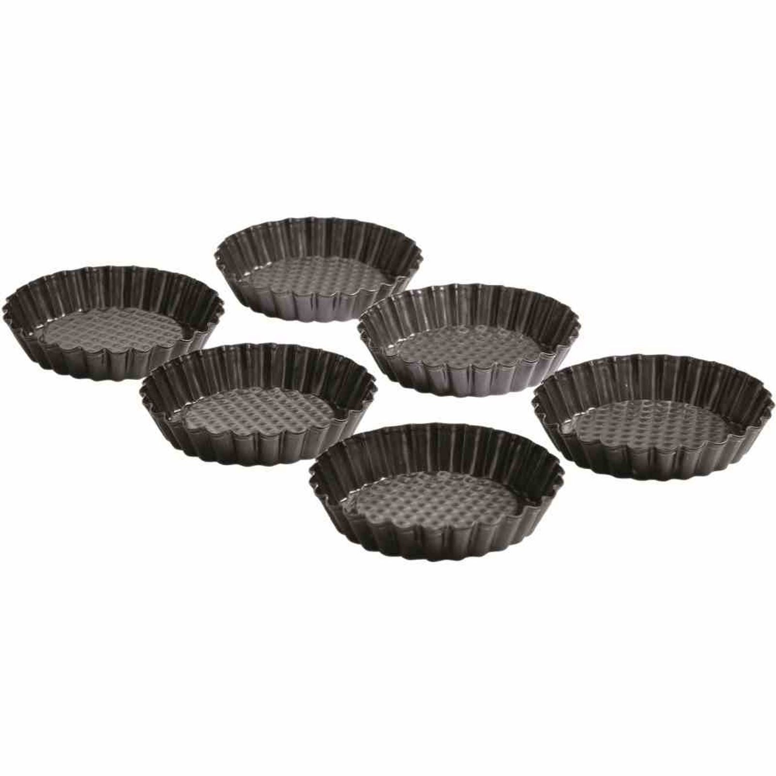Kaiser Backform Torteletts "Pâtisserie" 10 cm 6er-Set beschichtet, (6-tlg)