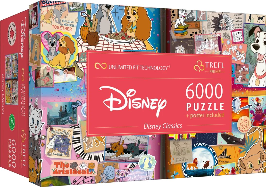 Trefl Puzzle The Great Book of Disney 6000 Teile Puzzle, 6000 Puzzleteile, günstig online kaufen