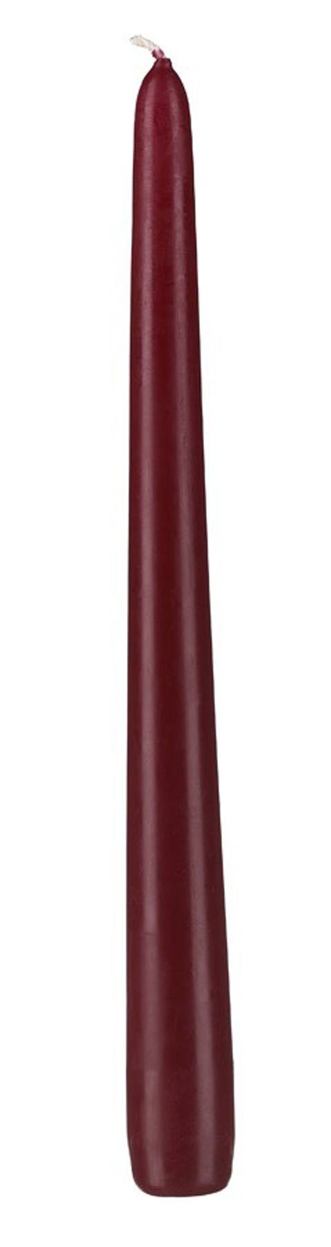 Wiedemann Kerzen Spitzkerze Konische Kerzen (Spitzkerzen) Bordeaux 250 x 25