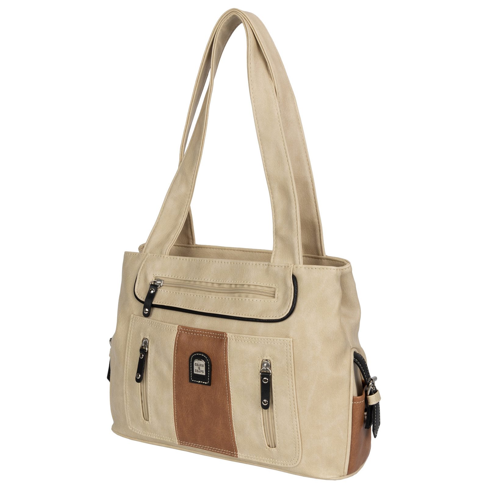 EAAKIE Umhängetasche Damen Tasche Schultertasche Umhängetasche Leder Optik Handtasche, als Schultertasche, Umhängetasche tragbar – Bild 4 von 5