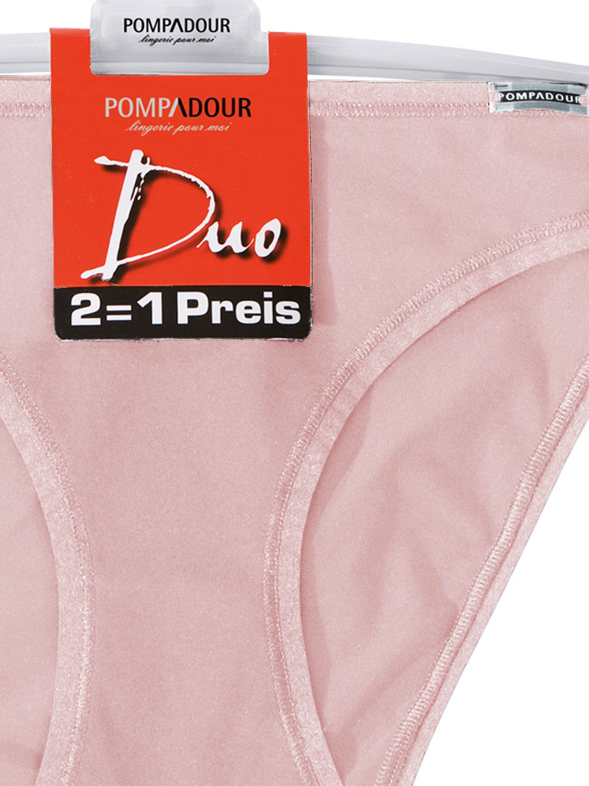Pompadour Bikinislip 6er Pack Damen Bikinislip DUO (Packung, 6-St) -