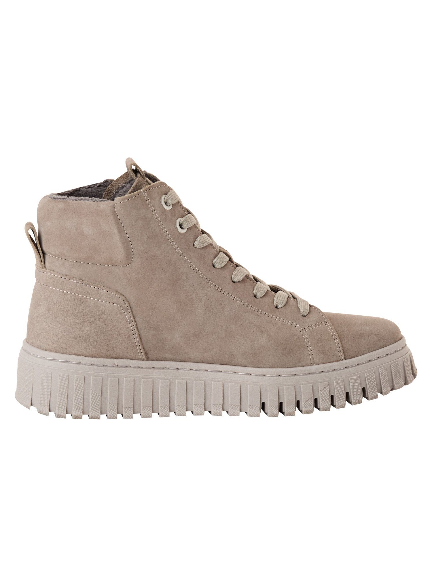 Tamaris COMFORT-Lining, Removable Sock aus Leder Schnürstiefelette COMFORT-Lining