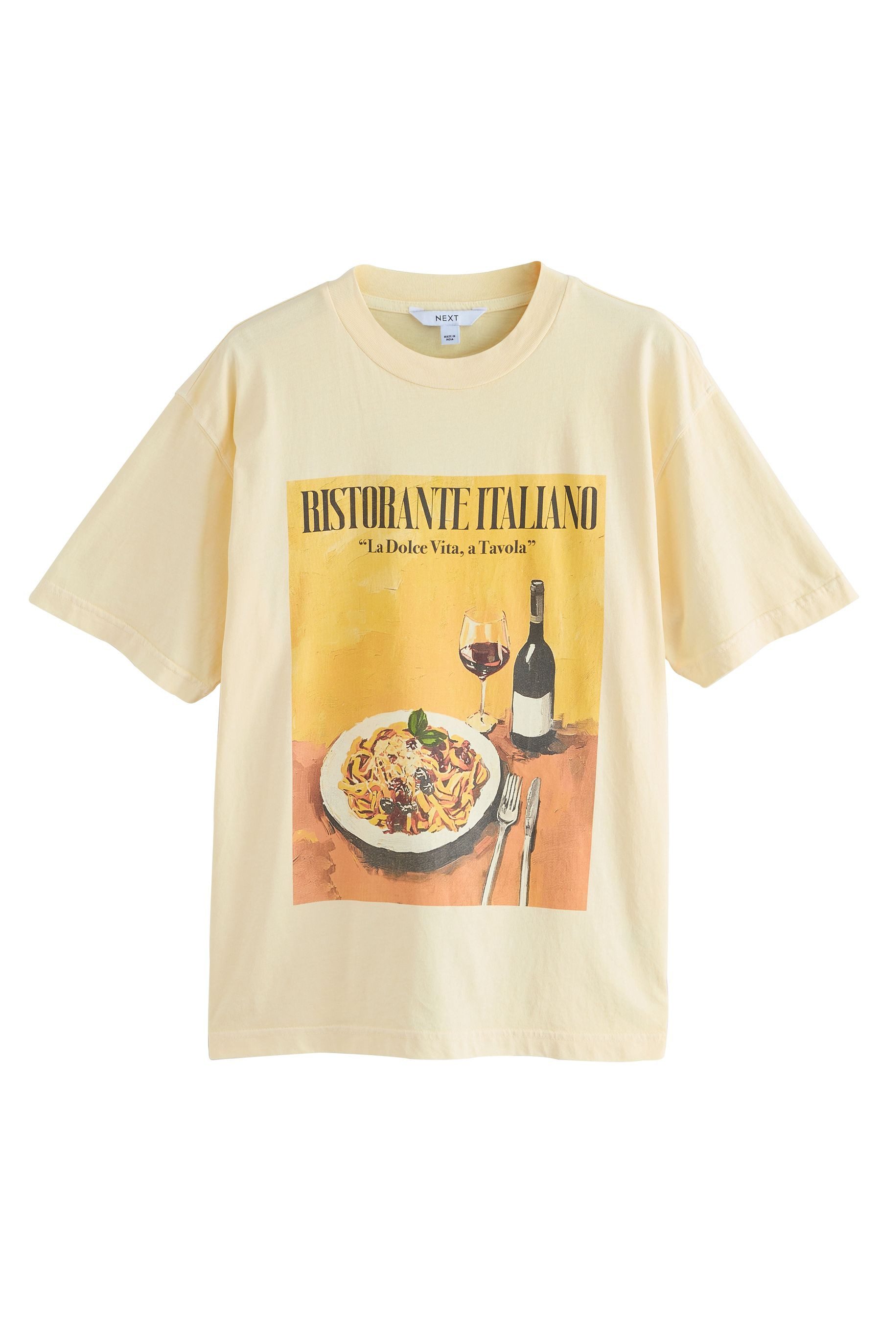 Next T-Shirt Rundhalsshirt im Relaxed Fit mit Grafikdruck (1-tlg) günstig online kaufen