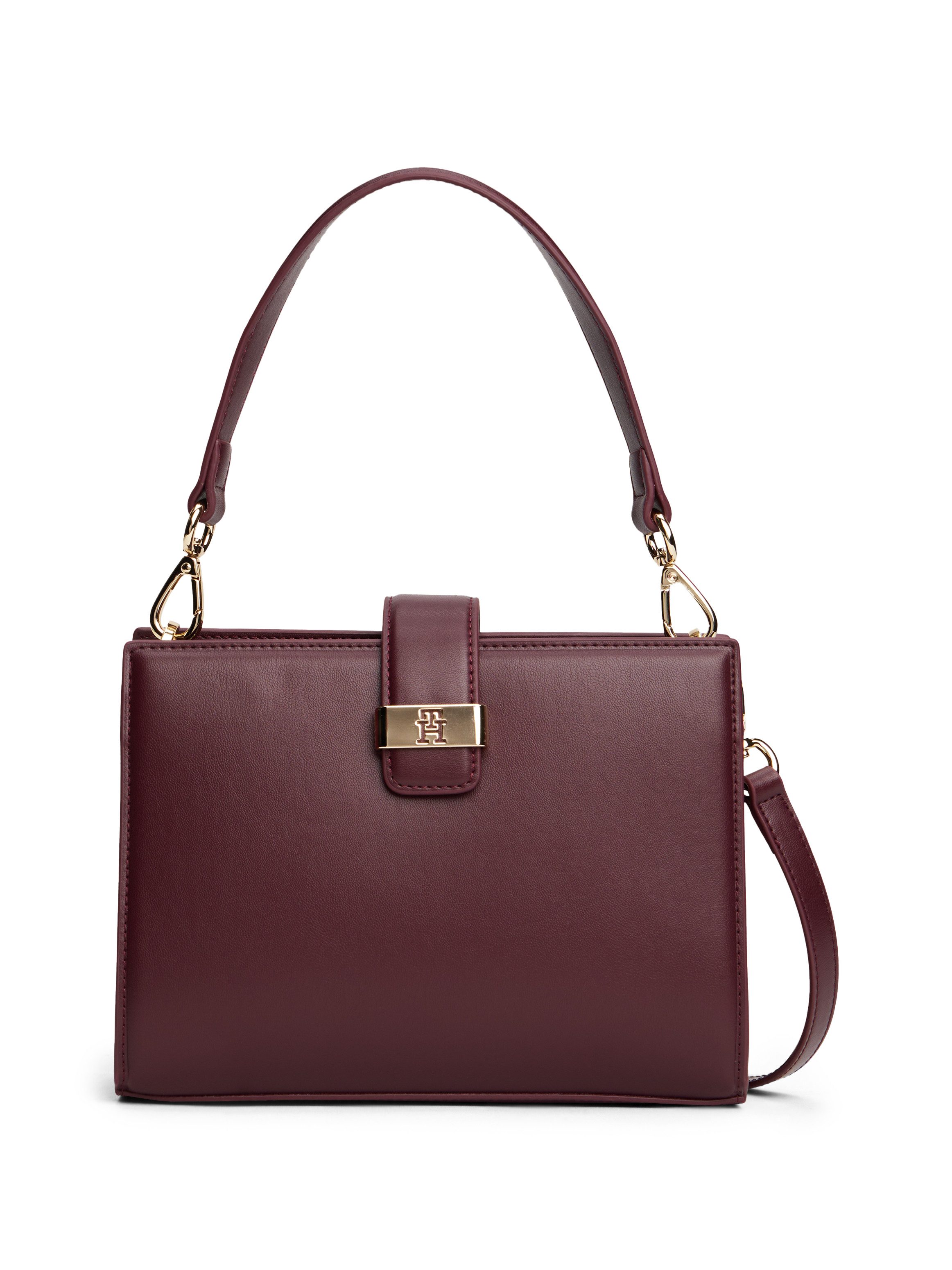 Tommy Hilfiger Satchel TH HERITAGE MINI SATCHEL, Damen Umhängetasche, Tragetasche, Schultertasche mit Logo