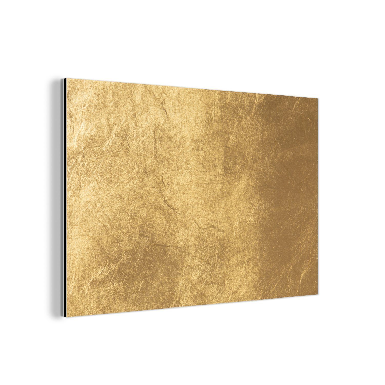 MuchoWow Metallbild Licht fällt auf eine günstig online kaufen