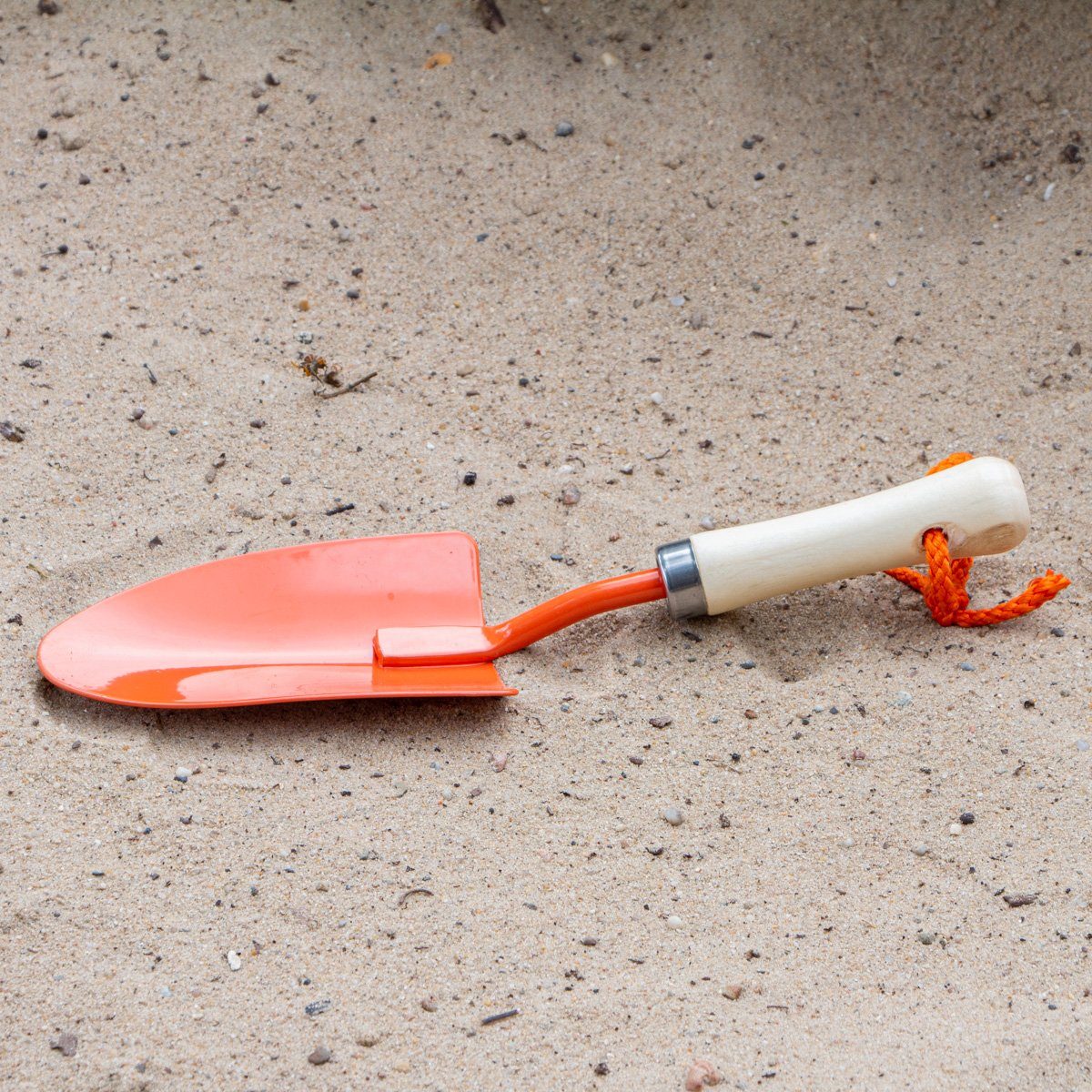 Antikas Gartenpflege-Set Schaufel für Kinder, Kinder- Schippe, Gartengerät, Eisen, Orange