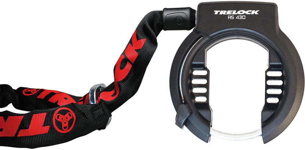 Trelock Rahmenschloss TRELOCK RS 430 + ZR 355 Rahmenschloss set