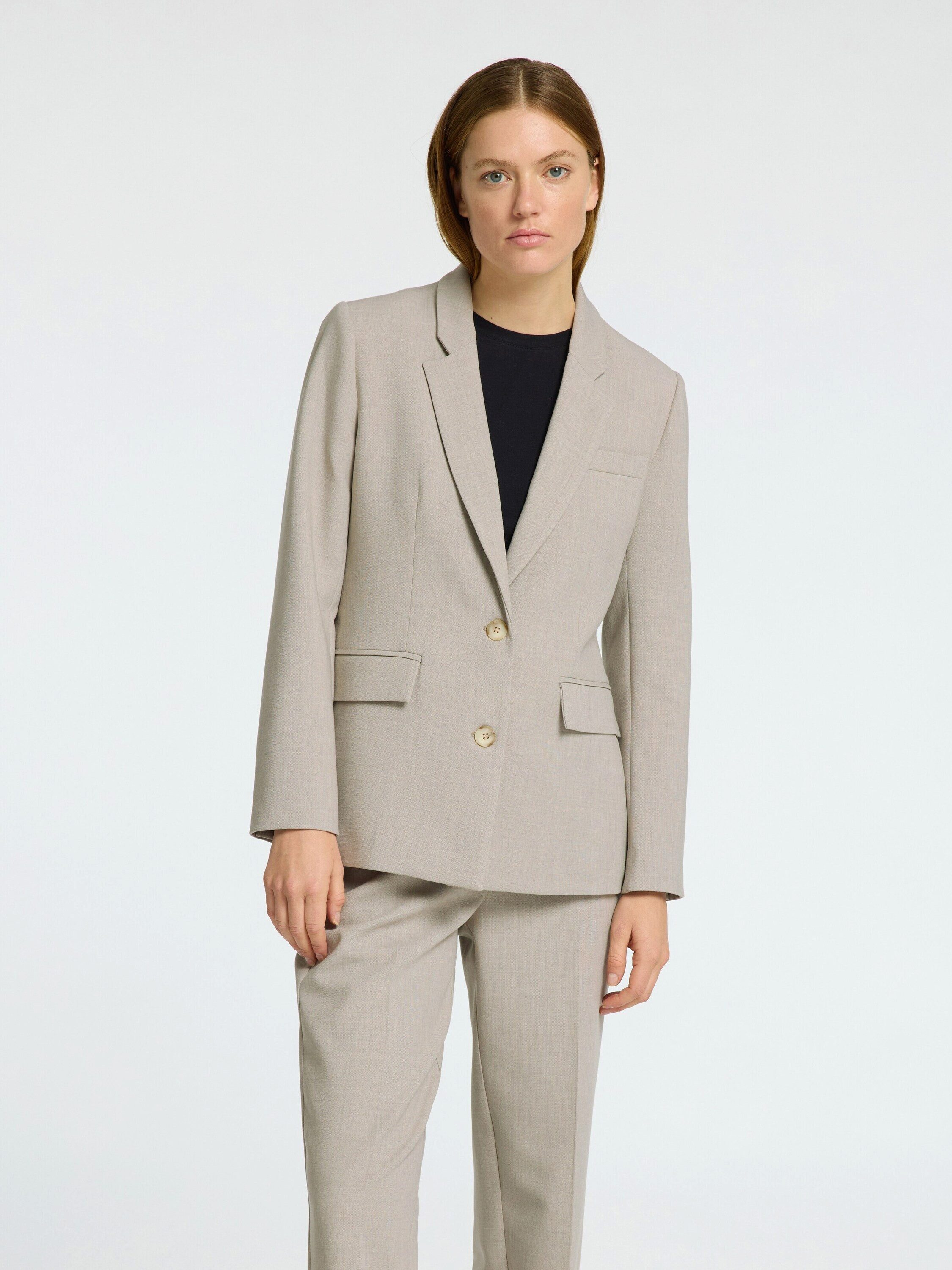 Selected Kurzblazer SLFRita (1-tlg) Plain/ohne Details günstig online kaufen