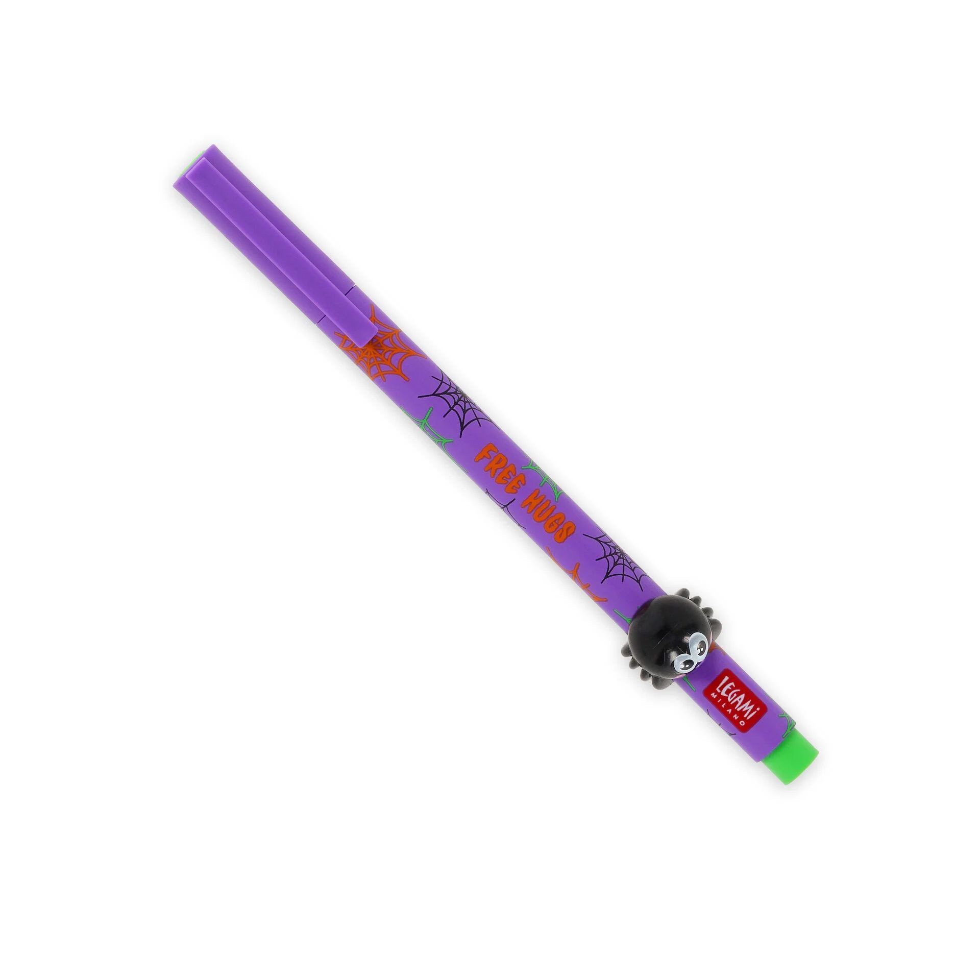 Legami Gelschreiber LEGAMI Gelstift Lovely Friends SPIDER Schreibfarbe grün