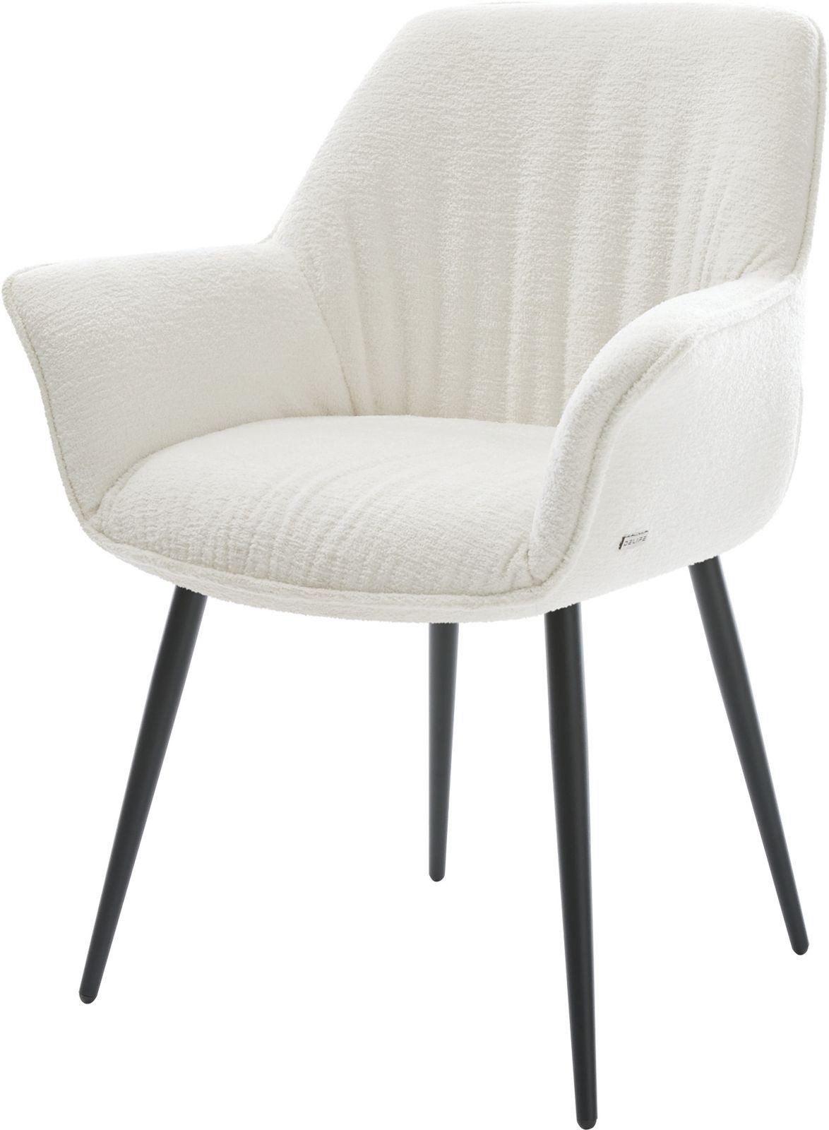 DELIFE Polsterstuhl Keila-Flex, mit Armlehnen 4-Fuß günstig online kaufen