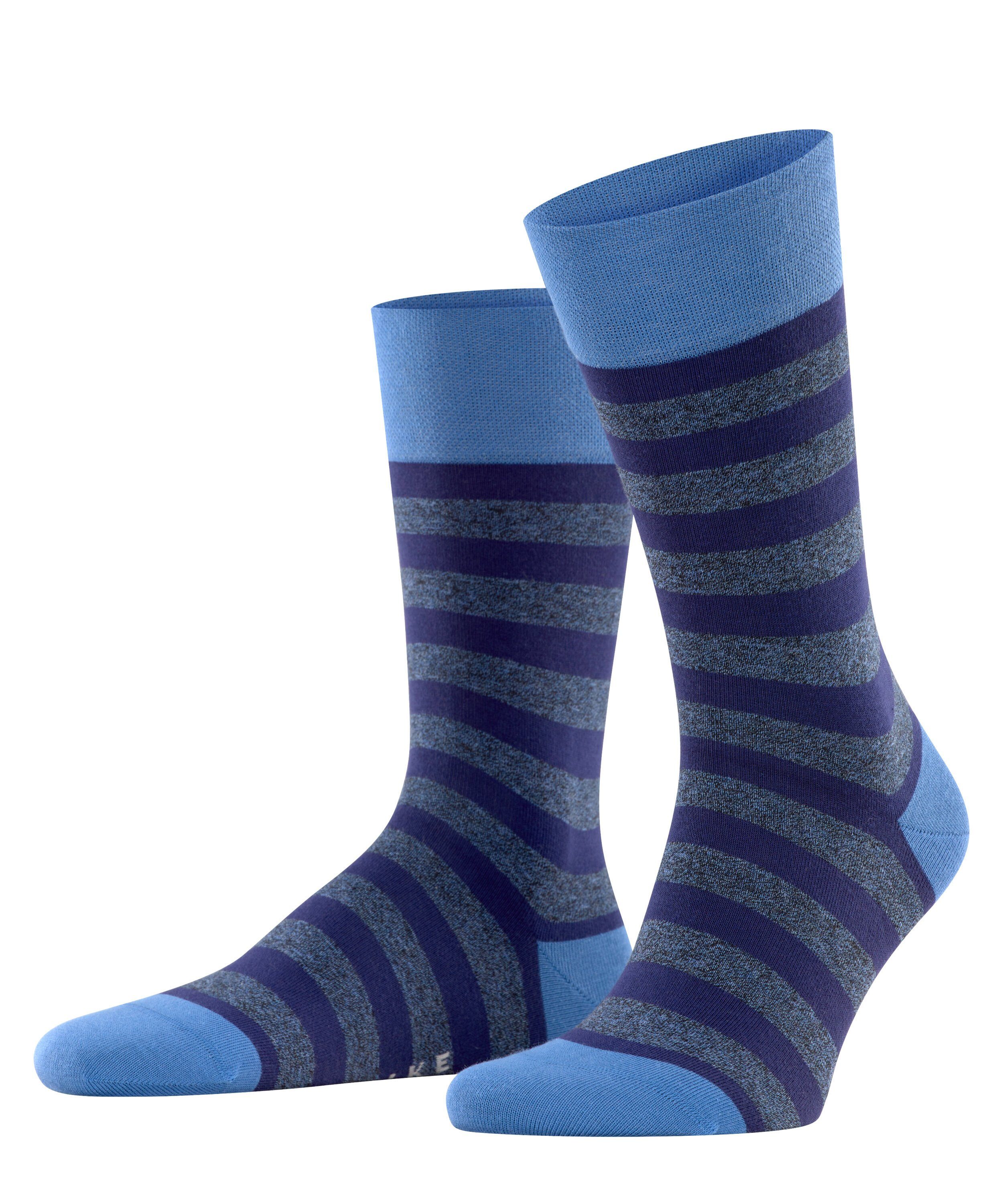 FALKE Socken Sensitive Mapped Line (1-Paar) ocean blue (6323)