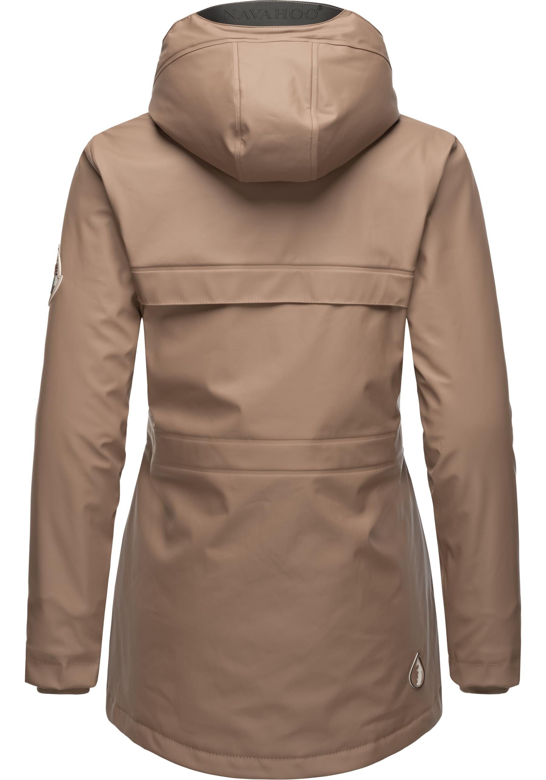 Navahoo Regenjacke Oceans Heart stylischer wasserdichter Regenmantel mit Kapuze