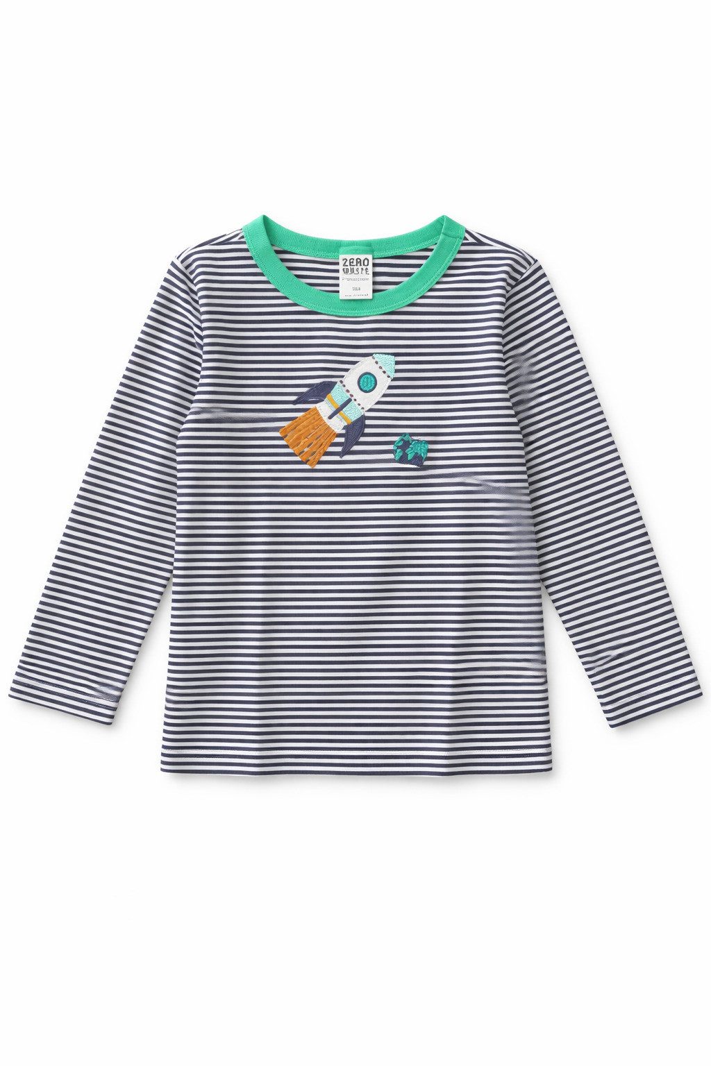 Fred's World by GREEN COTTON T-Shirt Streifenshirt Rakete