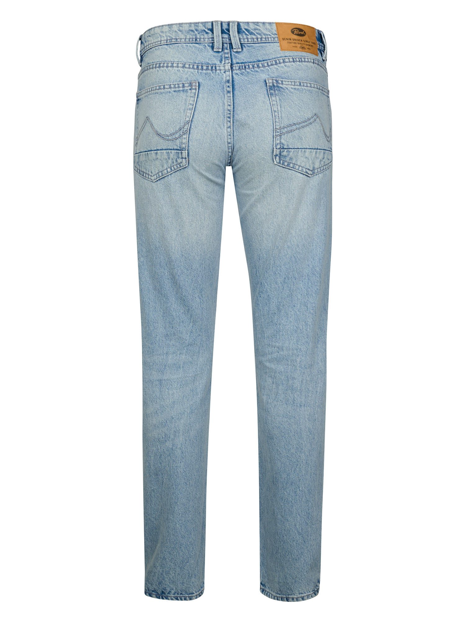 Petrol Industries Gerade Jeans - Straight Fit Jeans mit Comfort Stretch - Herren Denim Jeans